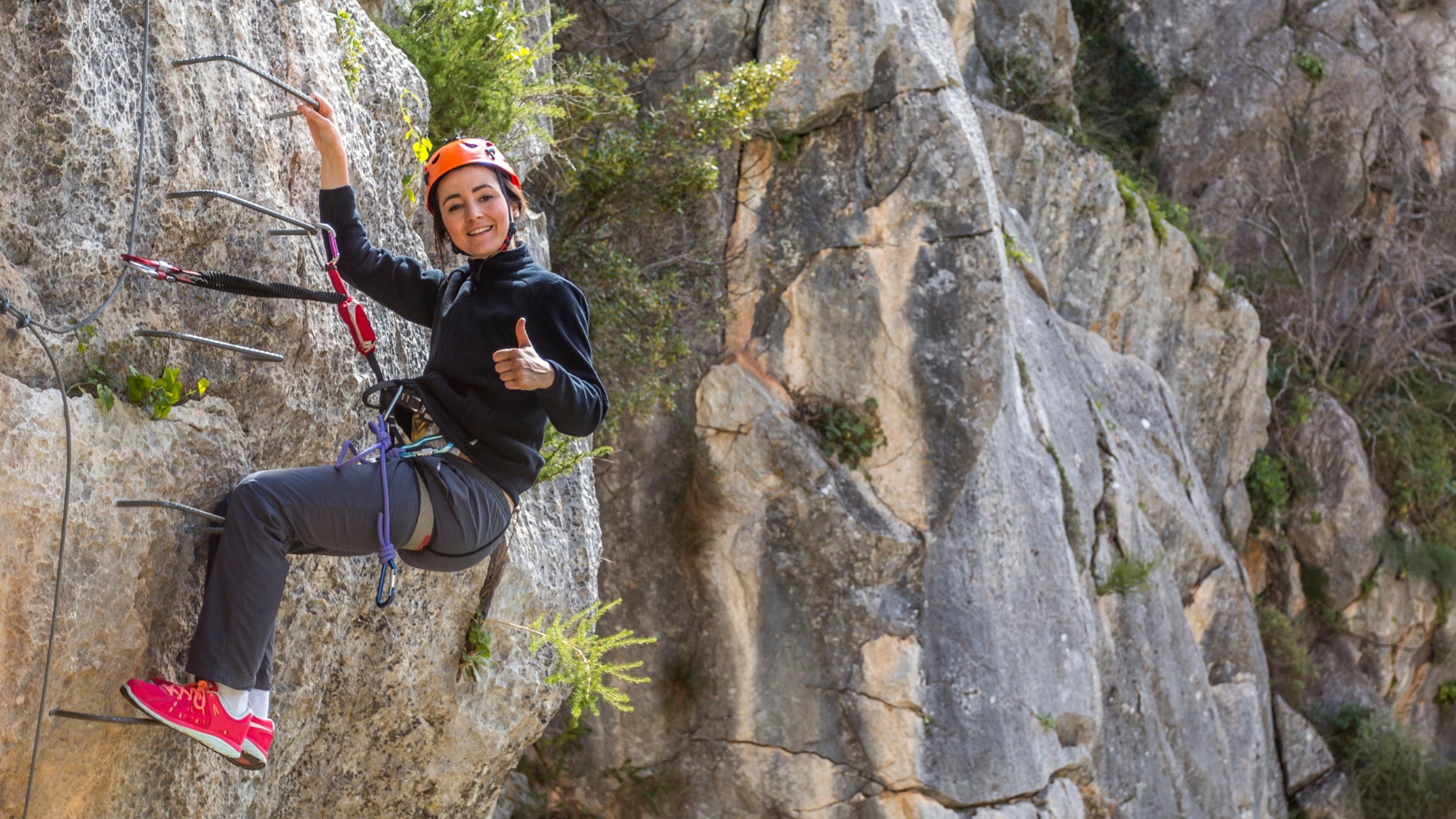 Al Jabal Al Akhdar Via-Ferrata climbing experience in Oman
