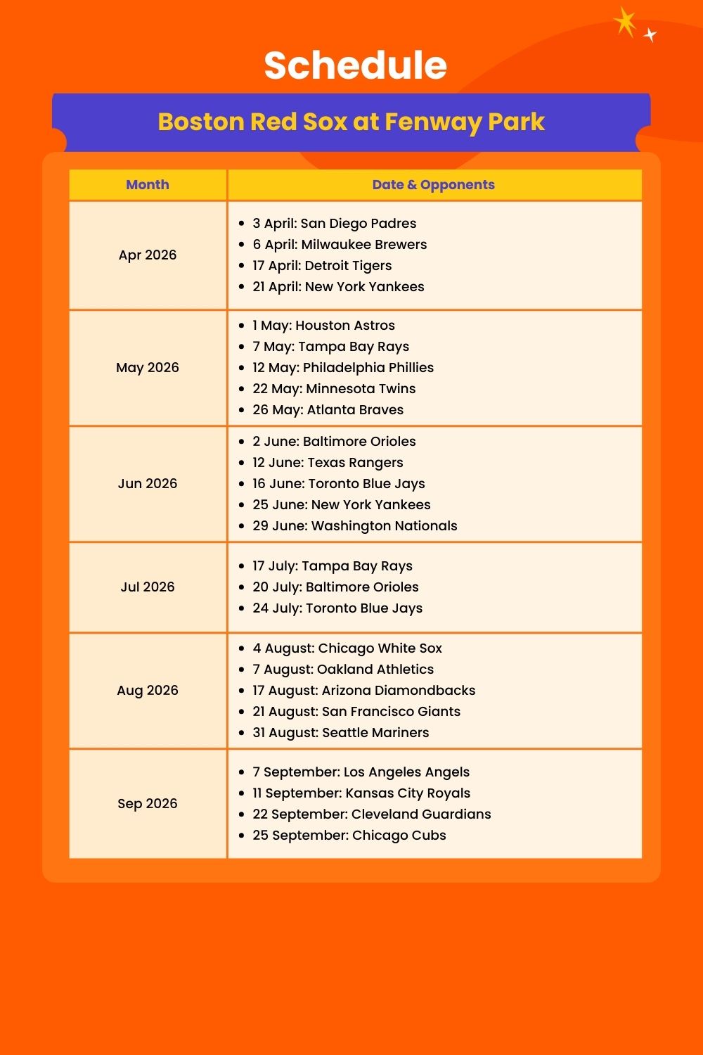 Boston Red Sox Baseball Game at Fenway Park