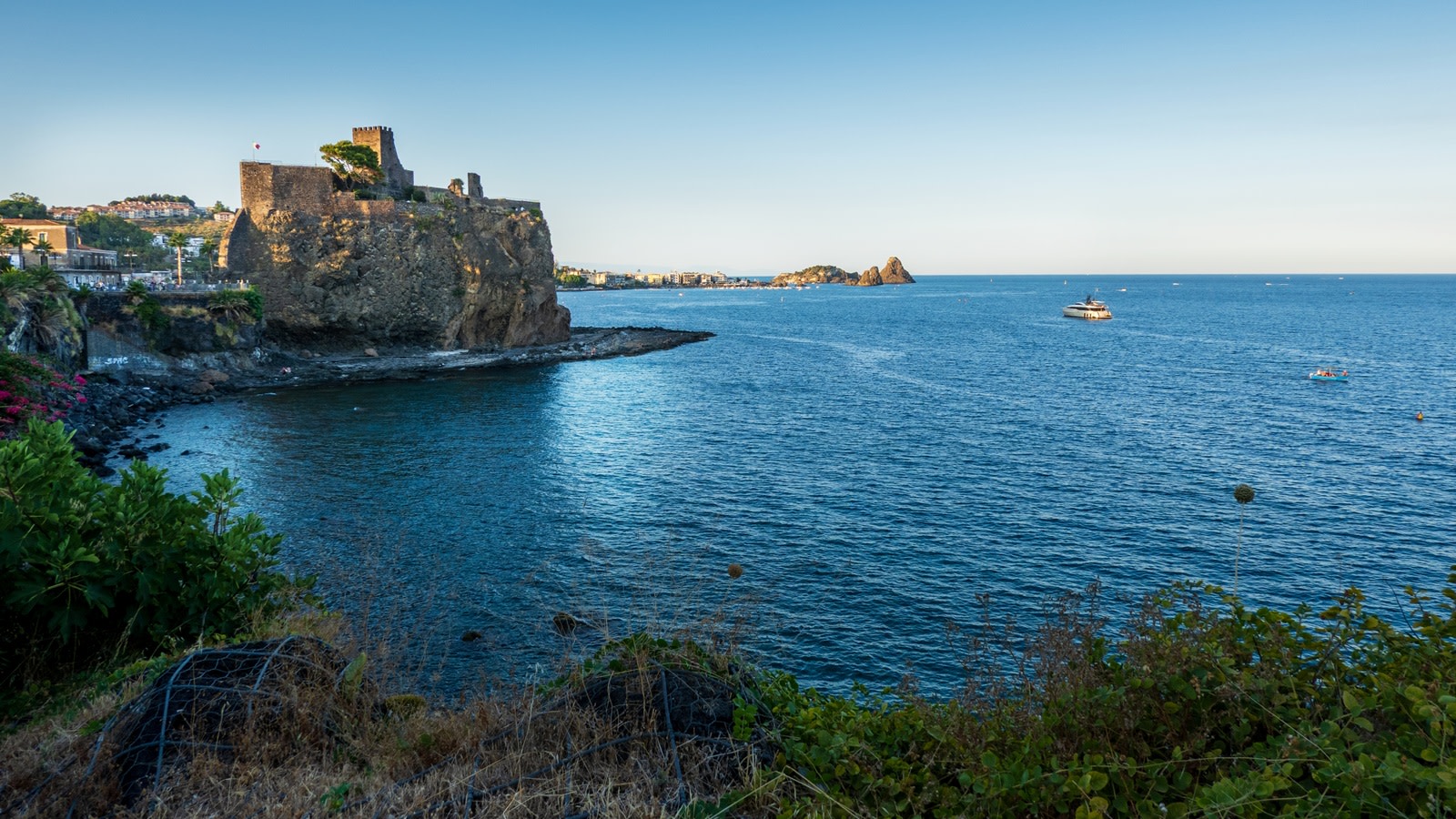Sunset from Aci Castello:Coastal Beauty and Lava Cliffs Private Tour