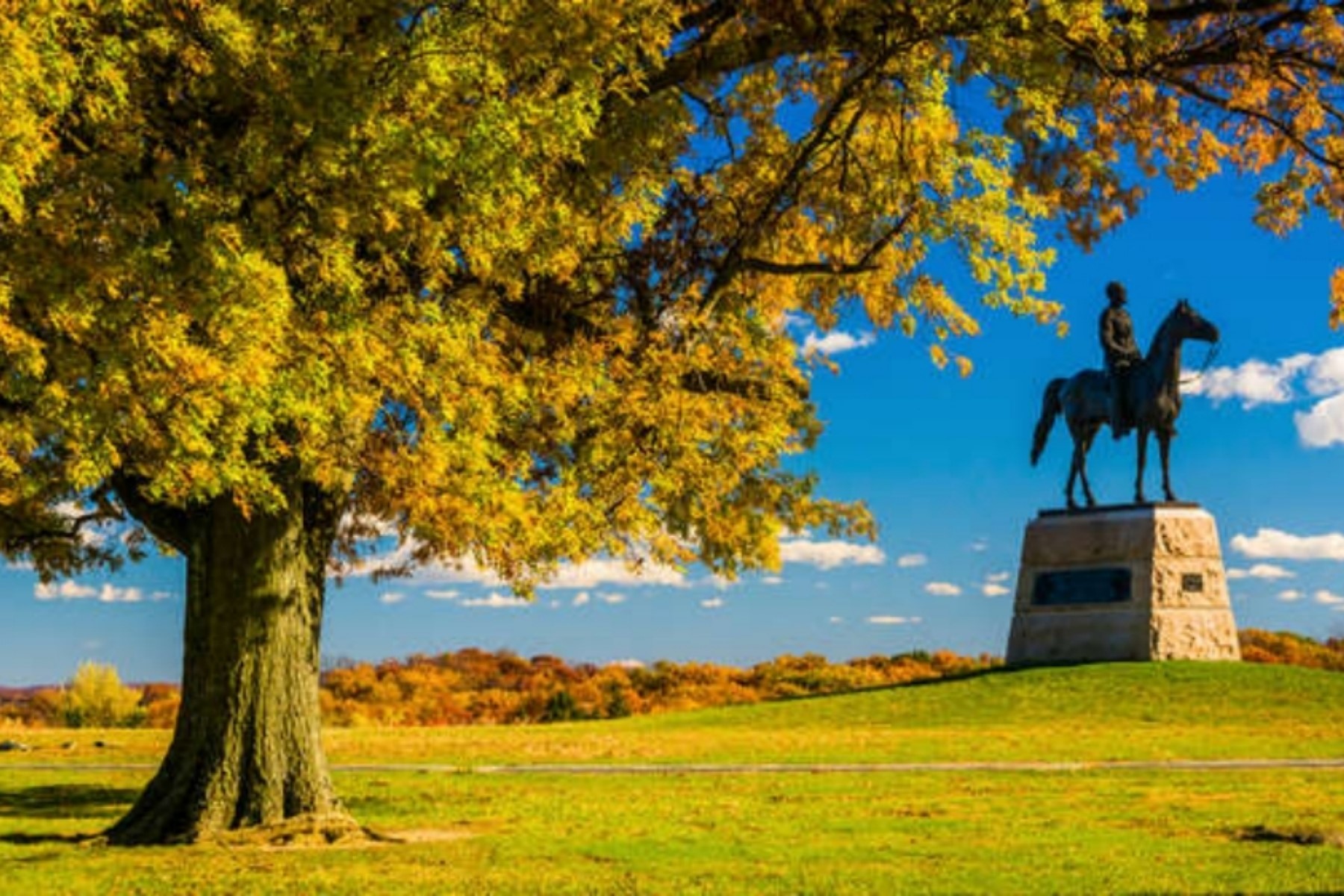 Salute General Hancock on Cemetery Ridge, honoring his leadership during the Civil War