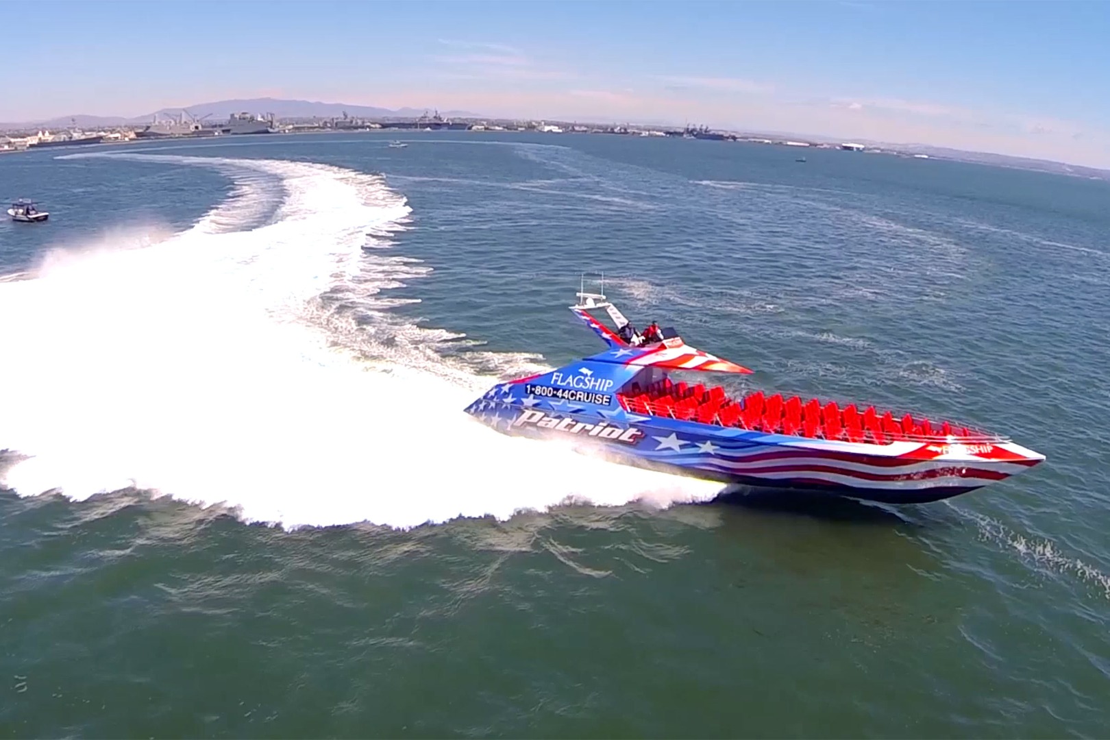 Patriot Jet Boat Thrill Ride Experience in San Diego