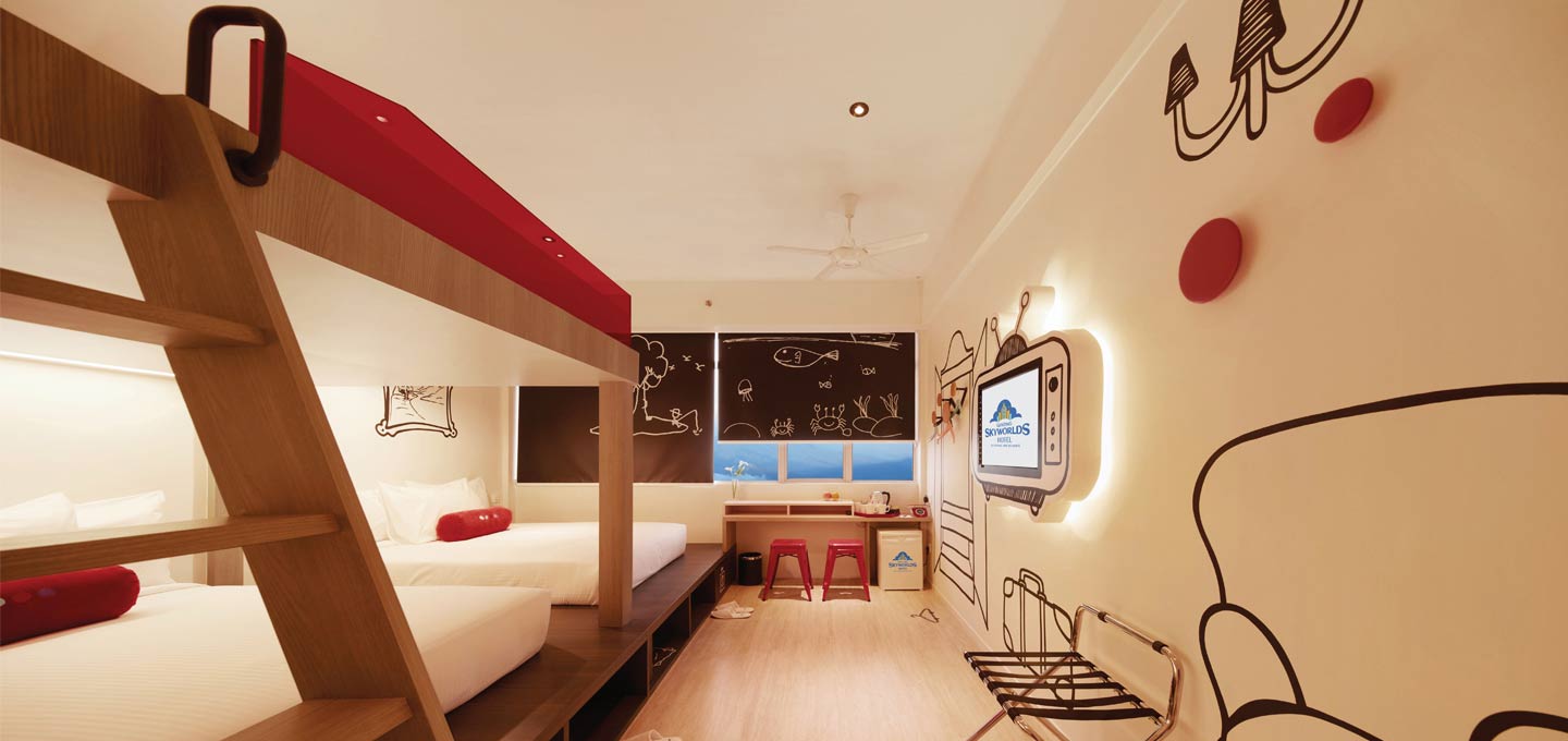 SkyWorlds 飯店 Sixers 客房