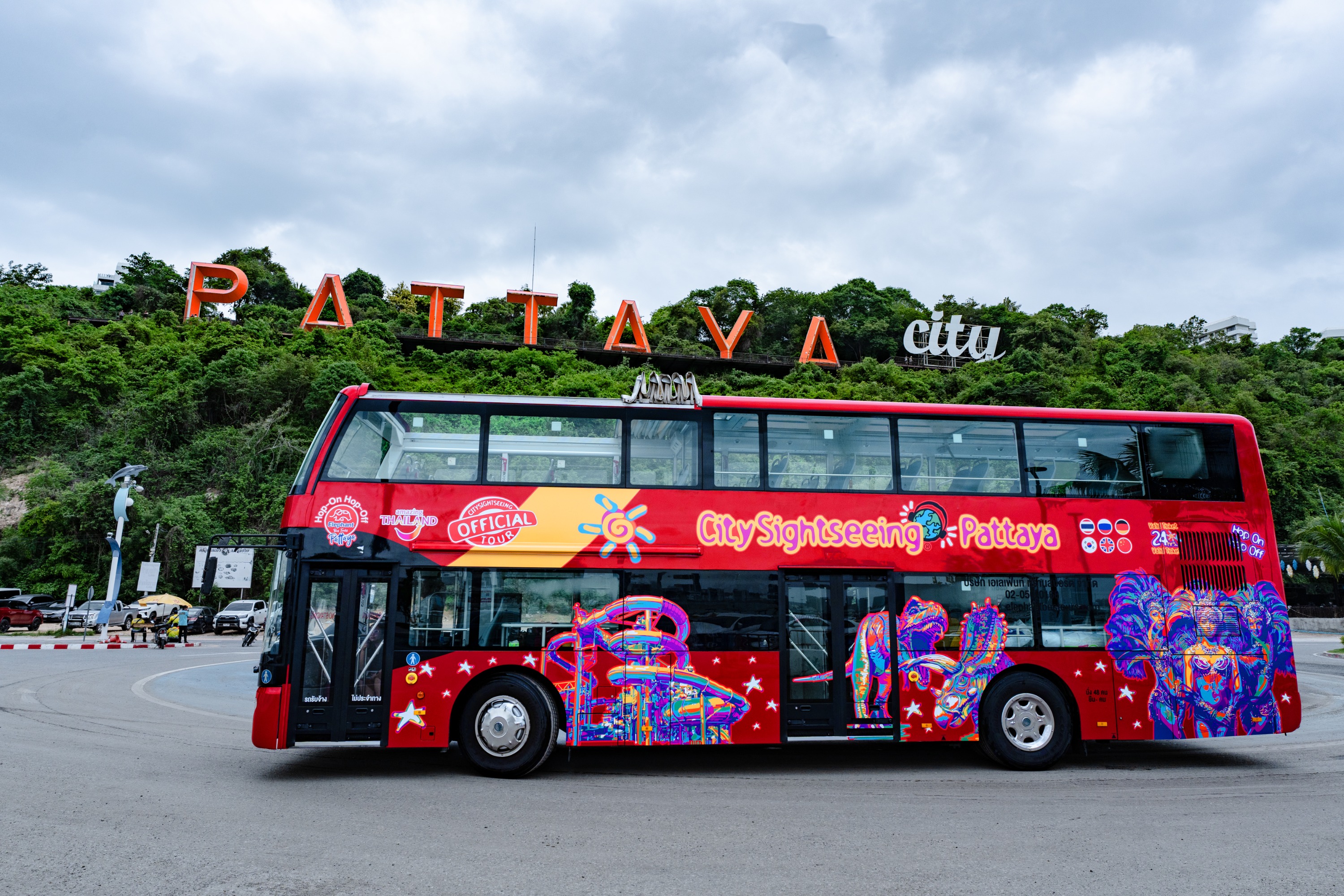 芭堤雅隨上隨下巴士之旅（Elephant Bus Tours 提供）