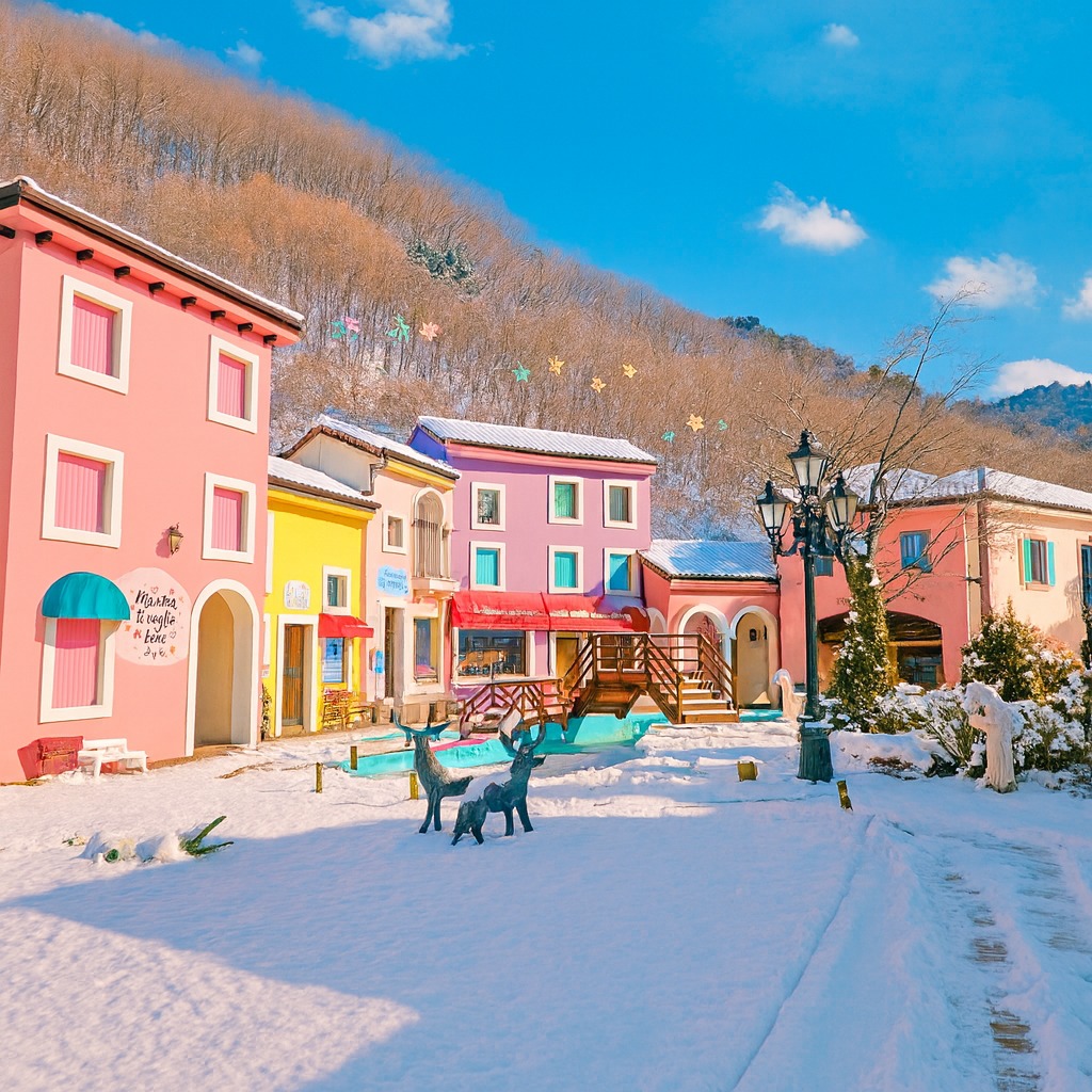 小法國村與義大利村 – 韓國電視劇中的歐式村莊。 小法國村與義大利村 – 韓國電視劇中的歐式村莊。