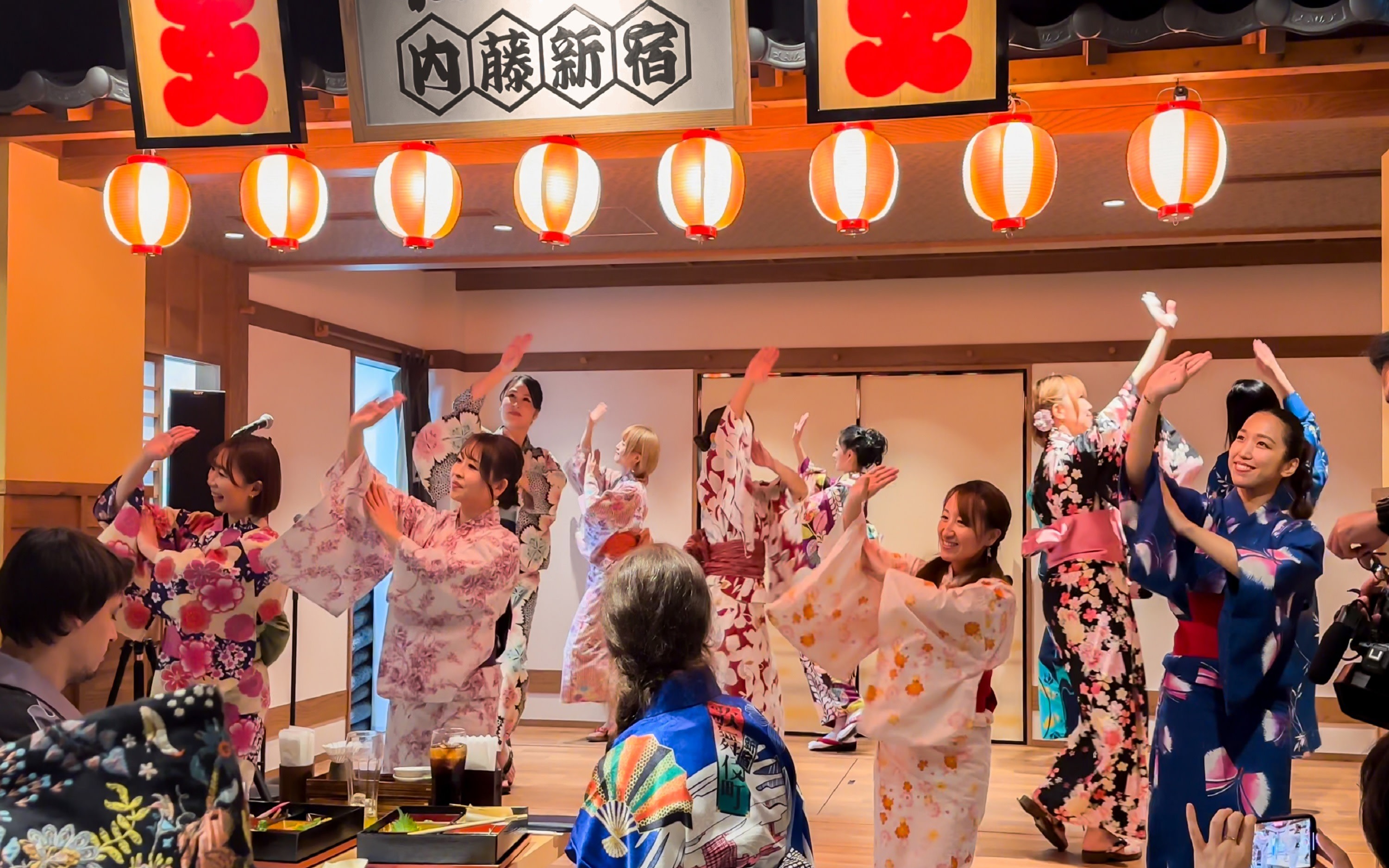 Bon Dance IZAKAYA in Shinjuku, Tokyo