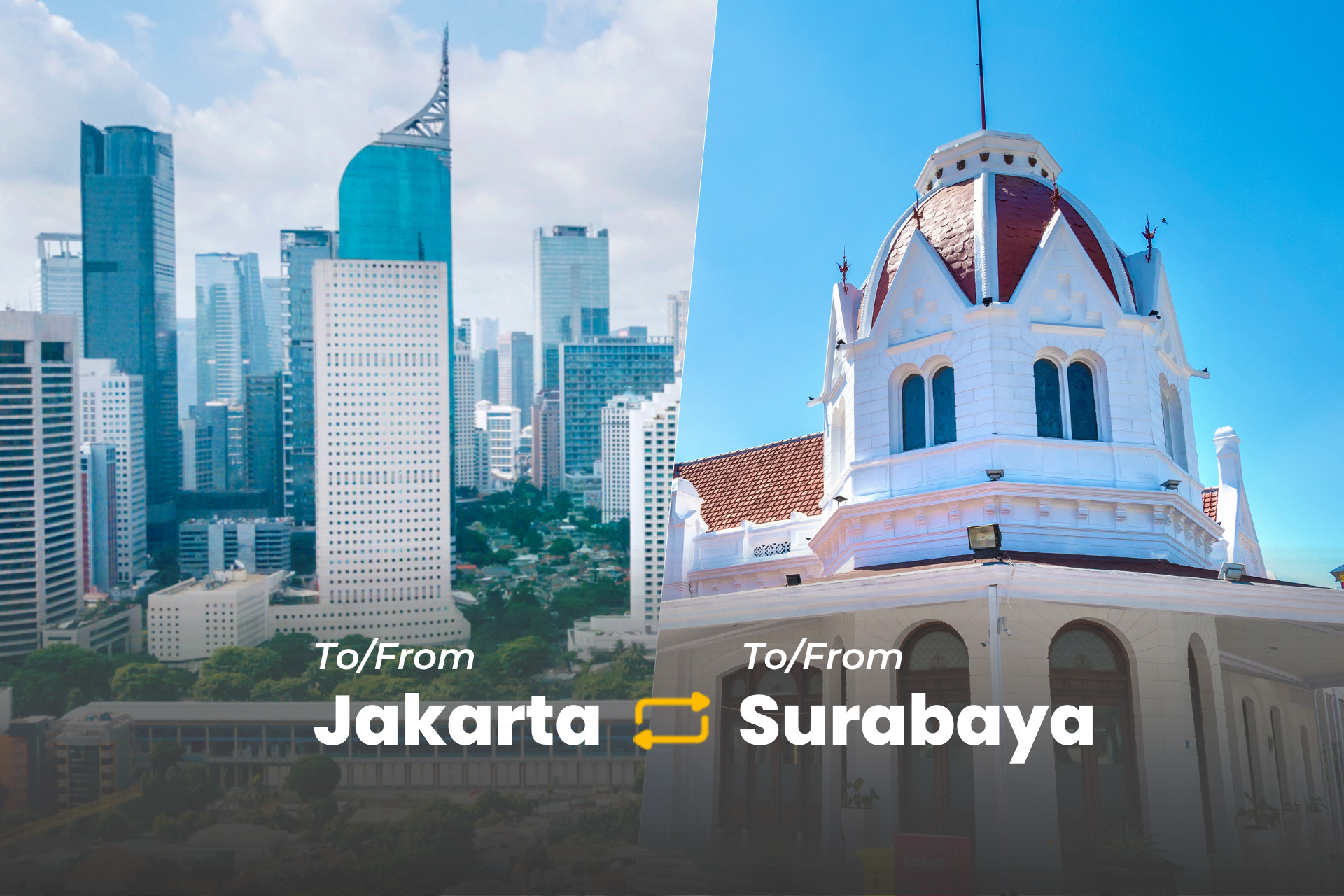 Private Intercity Transfer Between Jakarta and Surabaya