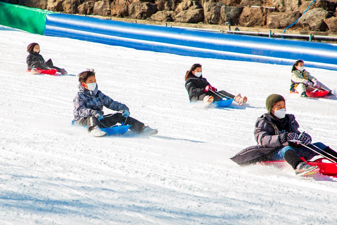 Glide down snow-covered hills in a thrilling ride that lets you embrace the beauty of winter. This classic seasonal experience adds a playful, energetic element to any winter outing.