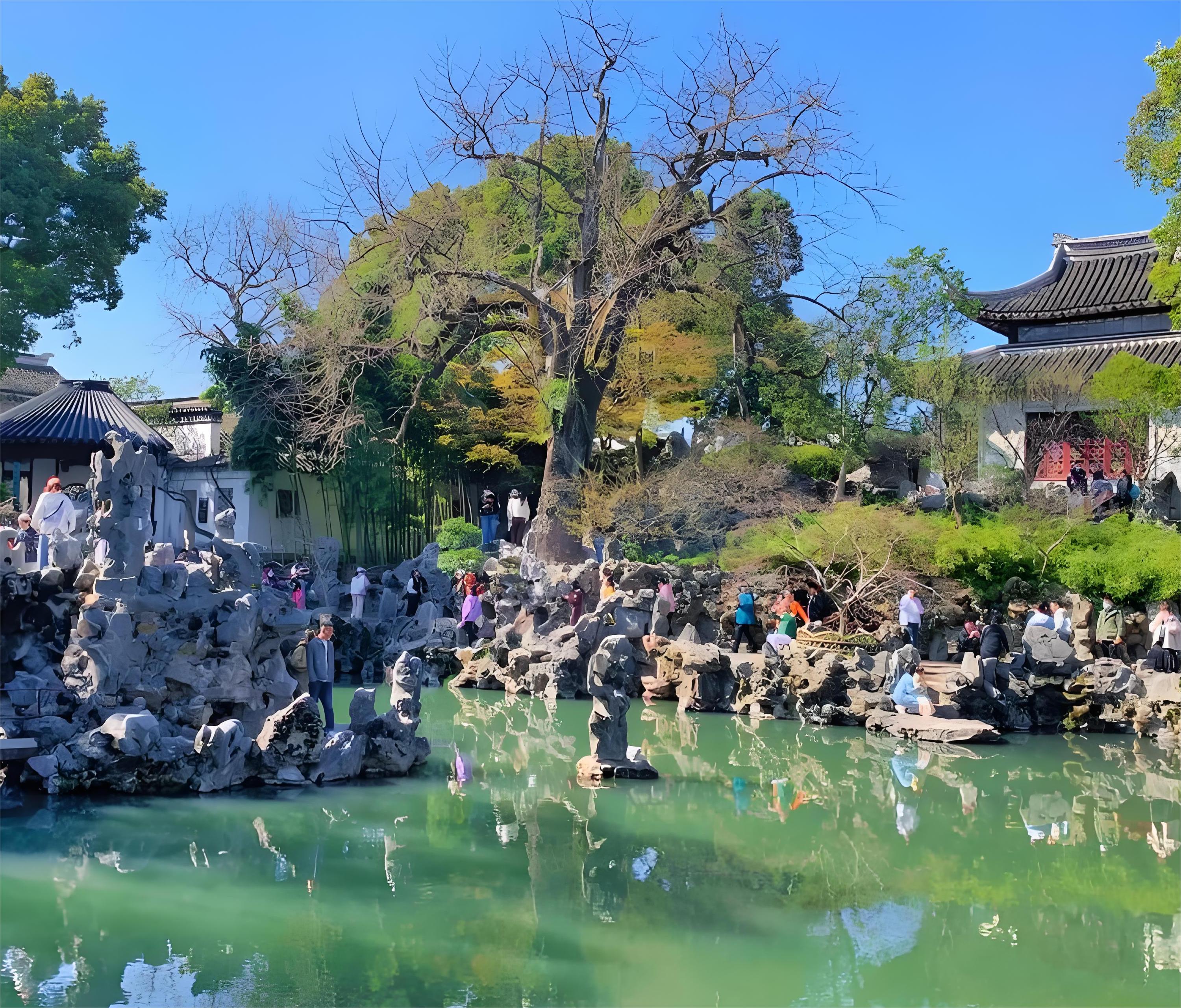 Suzhou Private Day Tour: Humble Administrator's Garden, Lion Grove, Hanshan Temple, Tiger Hill, Shantang Street