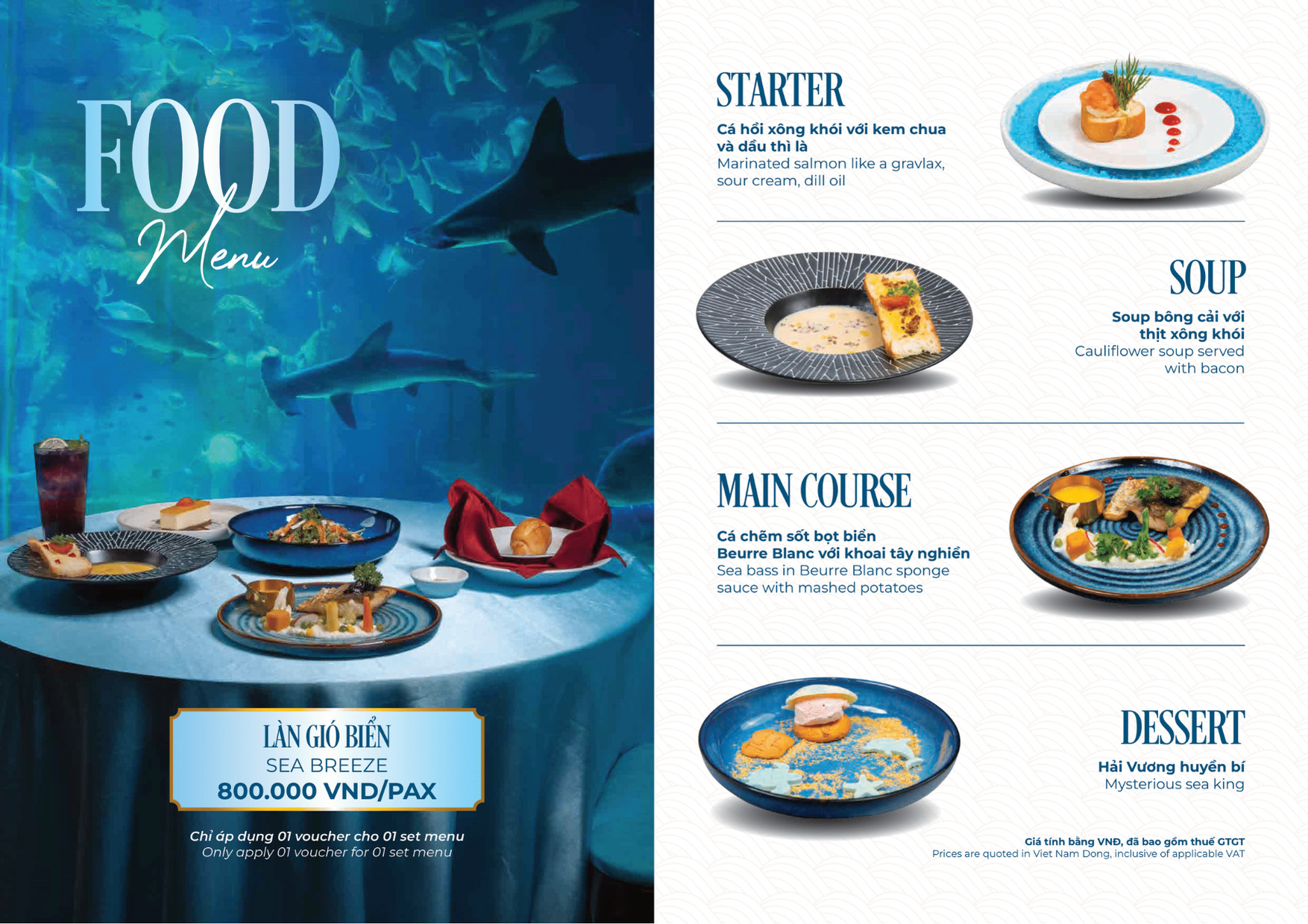 800,000VND Set Menu