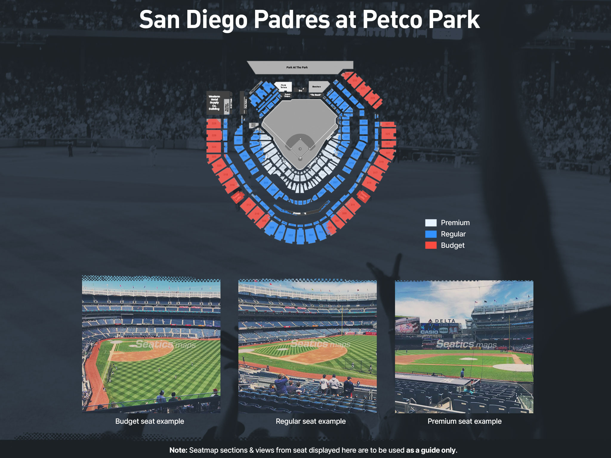 San Diego Padres Baseball Game Ticket at Petco Park