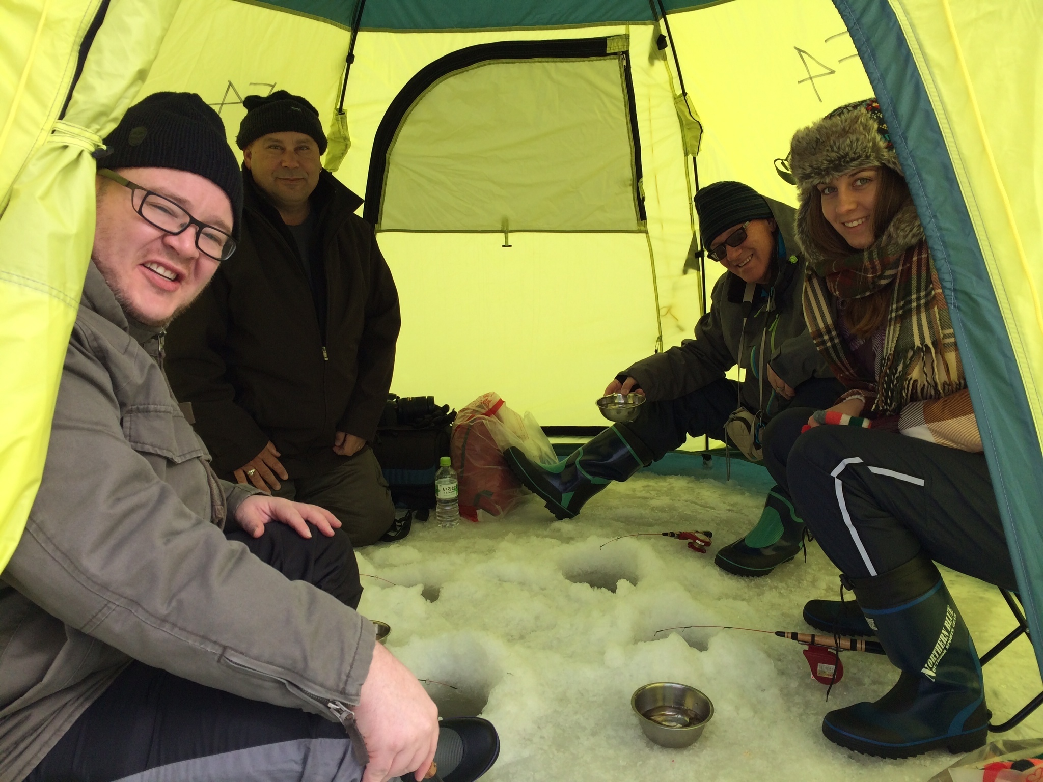 Smelt Ice Fishing and Japanese Tempura Tasting from Sapporo