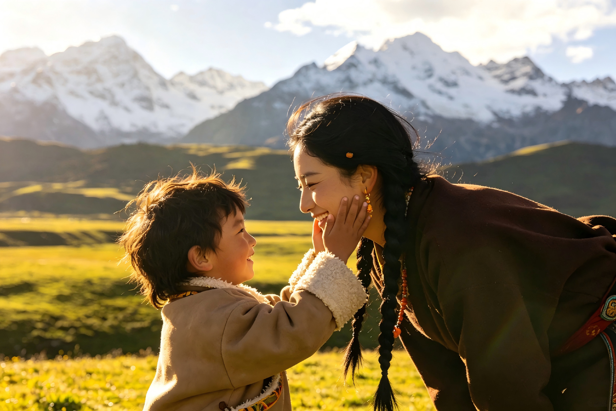 Cute Baby Nomad · Yunnan Lijiang + Shangri-La 6-Day Parent-Child Tour (Forest Hiking for Mushrooms + Yunnan Snub-nosed Monkey Exploration + Nixi Black Pottery Making + Visiting Naxi Homes + Tibetan Nomadic Life Experience)