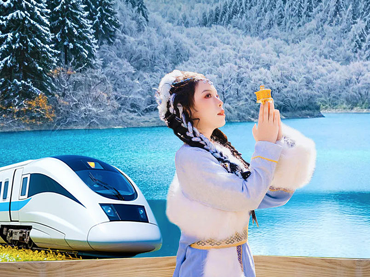 成都出發高鐵1日往返，九寨當地旅遊用車無縫銜接，來一場說走就走的旅行。