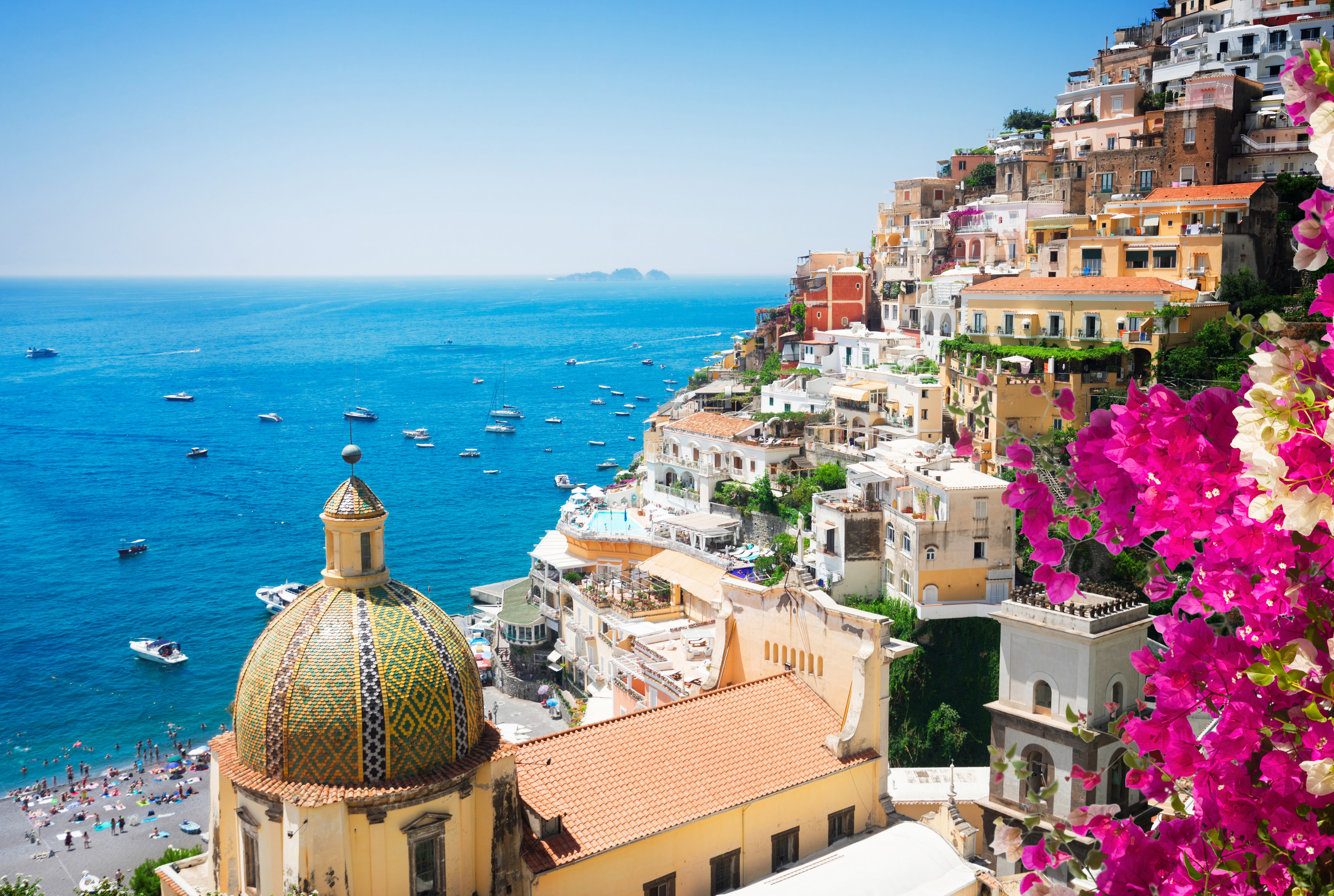 From Rome: Amalfi Coast, Positano & Amalfi by boat and train