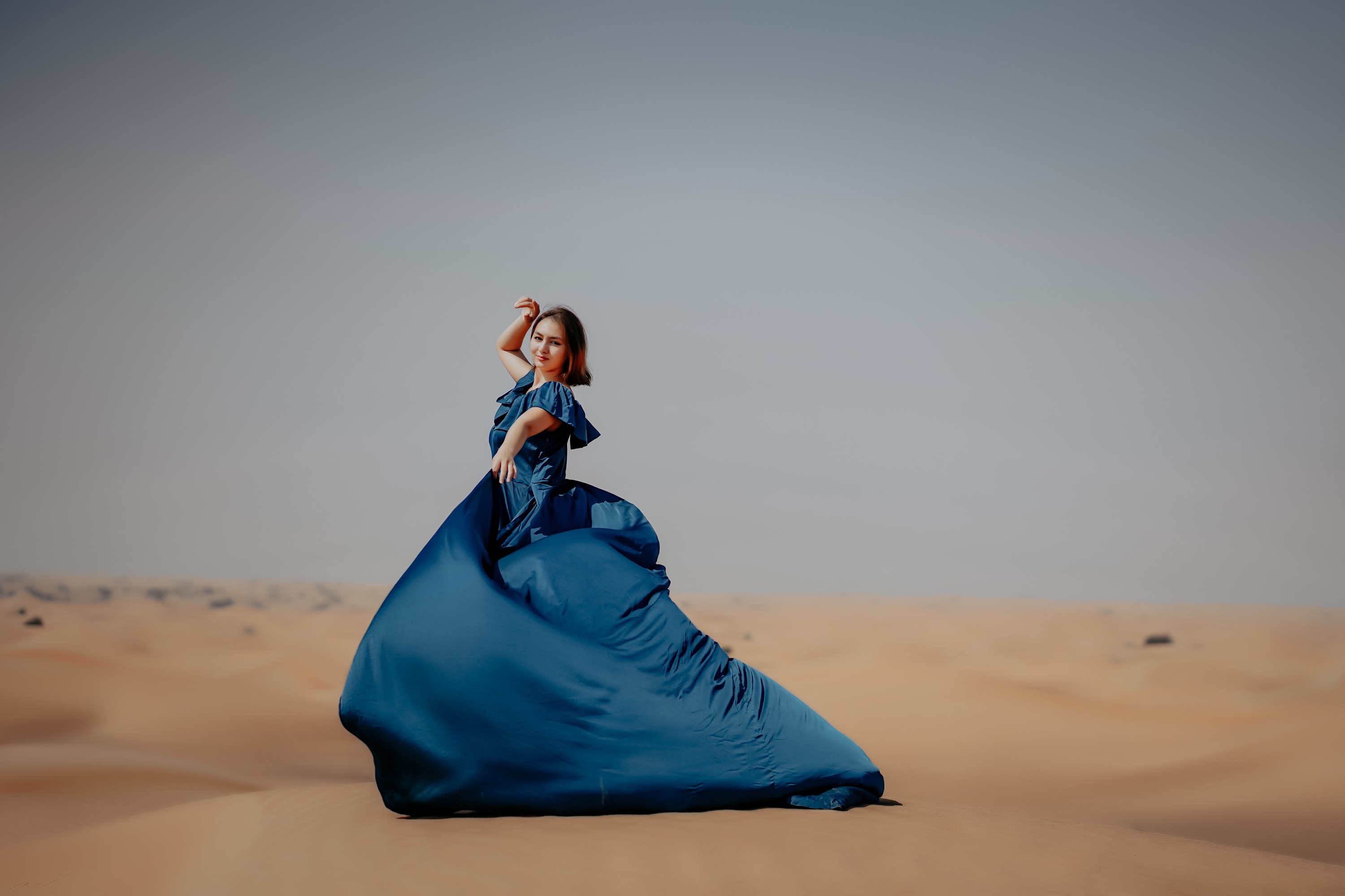 Dubai: Flying Dress Photography and Dune Drive Trip