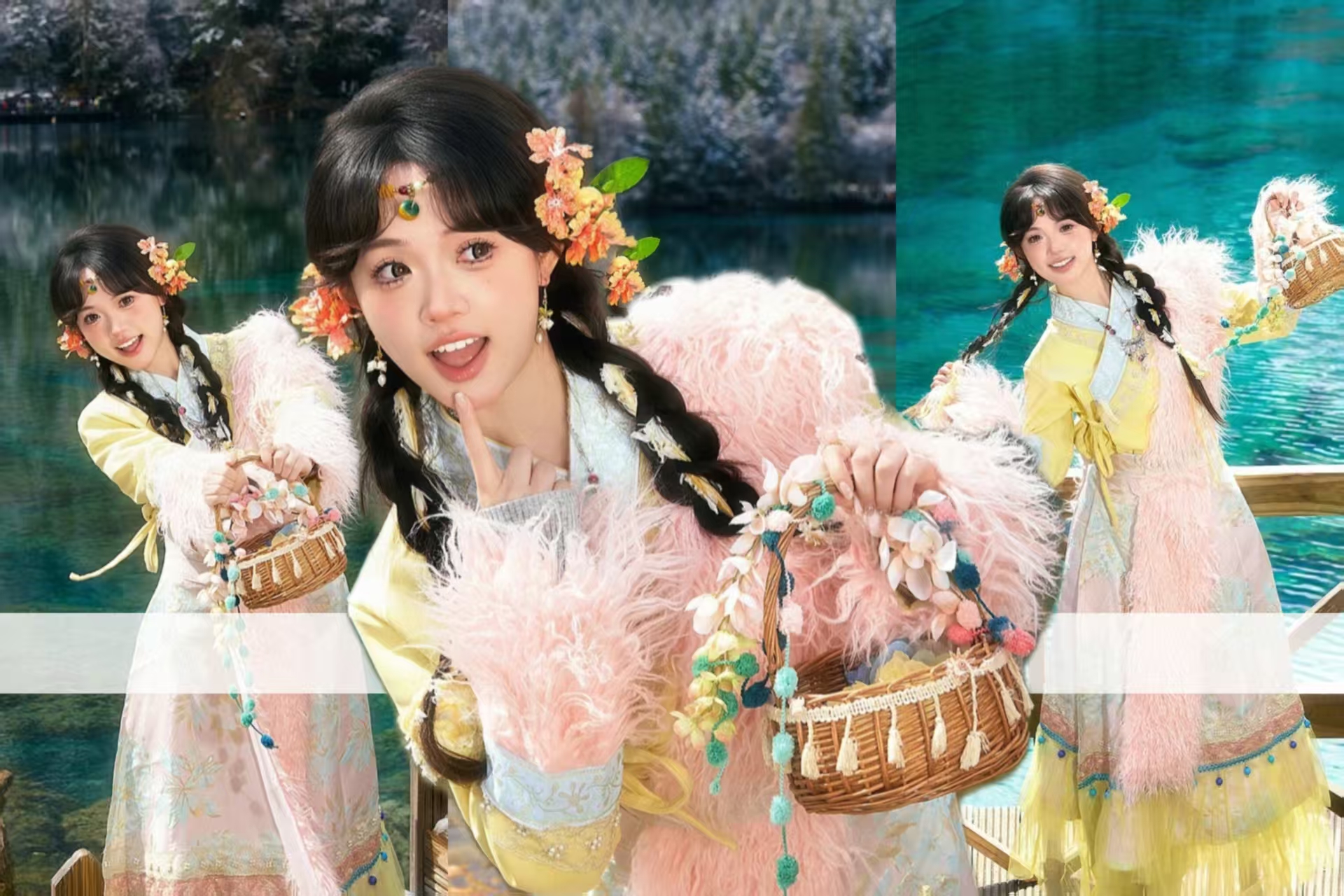 Jiuzhaigou Tibetan Costume Photoshoot Experience (Photographer Outdoor Photoshoot Experience + Abundant and Striking Chinese Clothing Styles + Attentive Service Throughout + High-Quality Clothing + Freely Switchable Scene Styles)