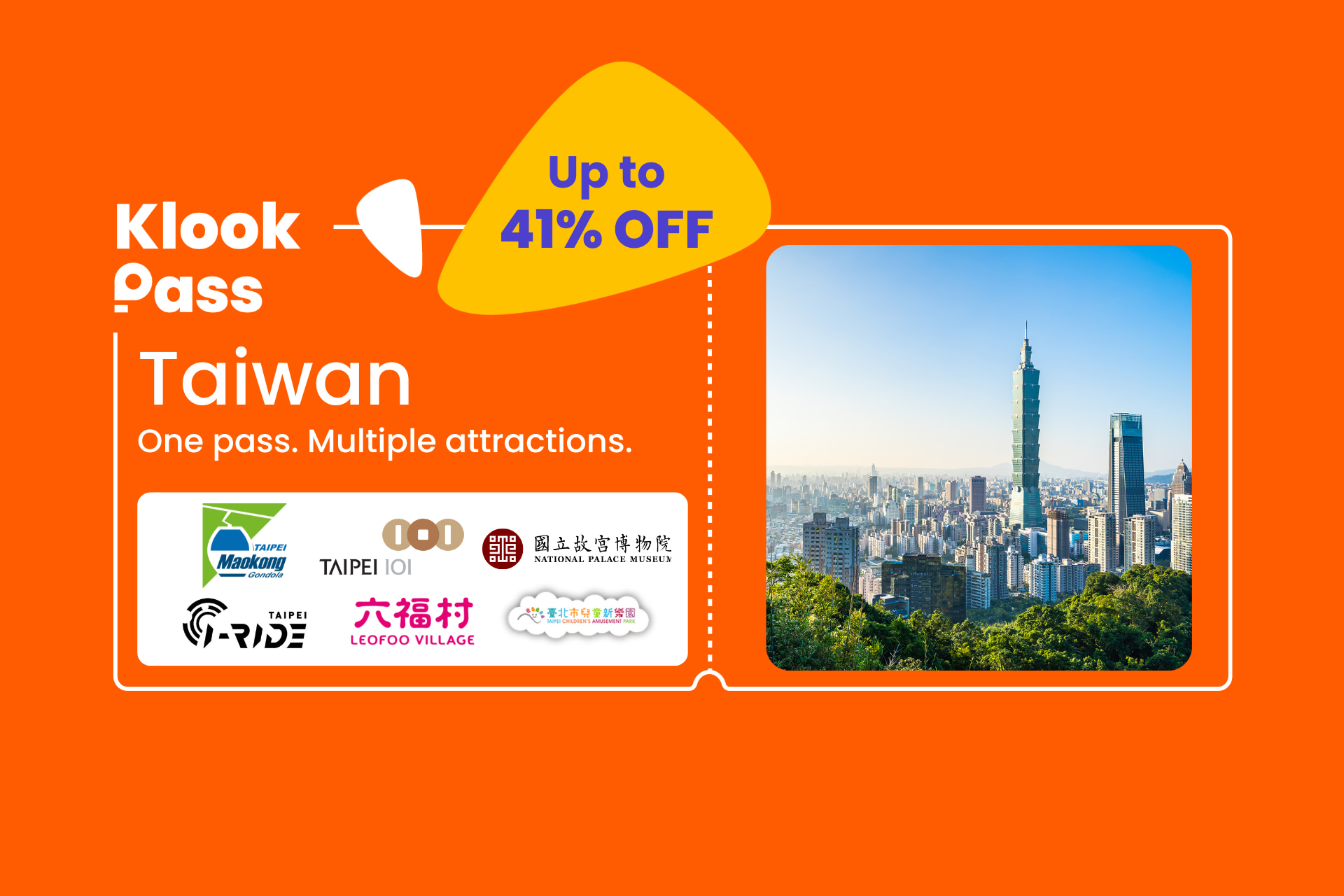  24 OFF Klook Pass Taipei