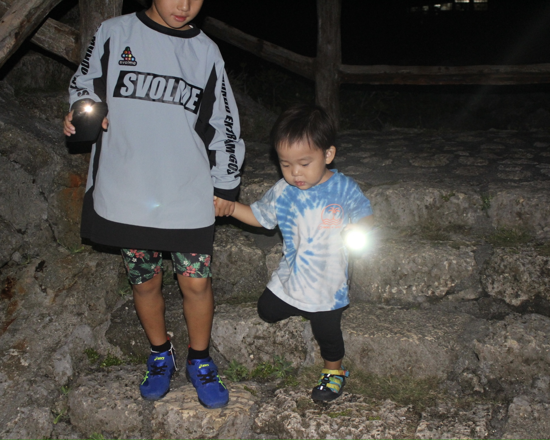 這是一條安全的路線，所以即使是兒童也能參加。