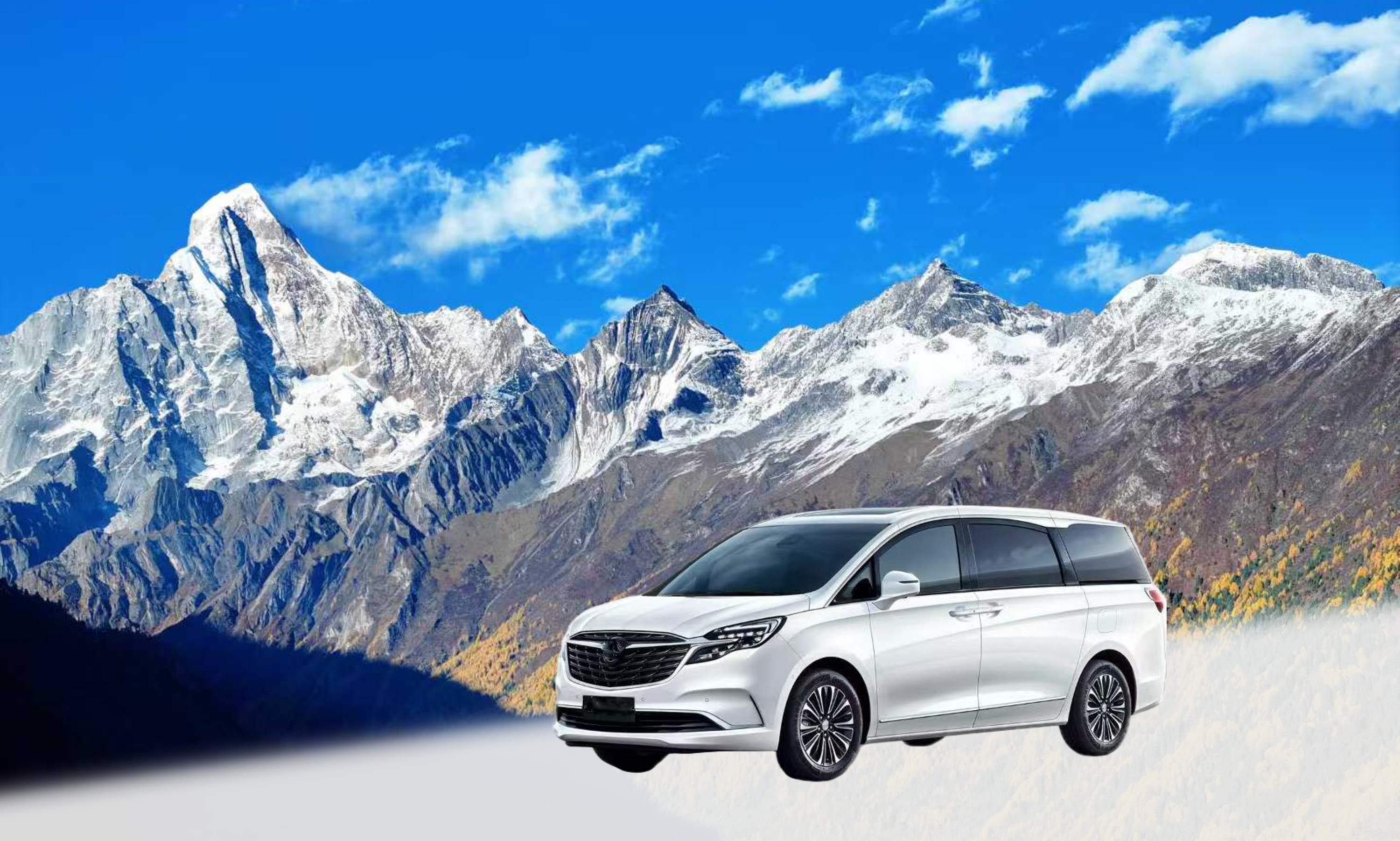 Chengdu to Four Girls Mountain/Bipenggou one-way private transfer