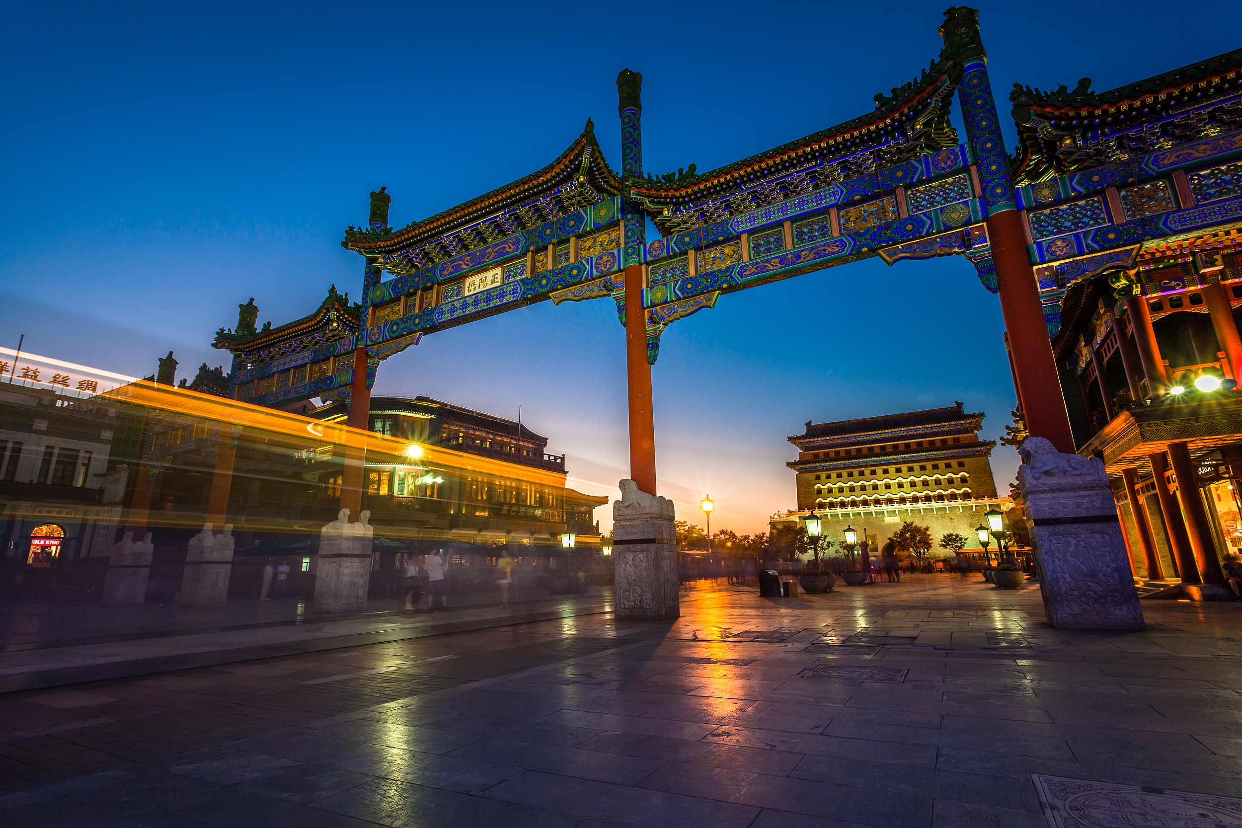 北京夜景鐺鐺觀光旅遊巴士遊