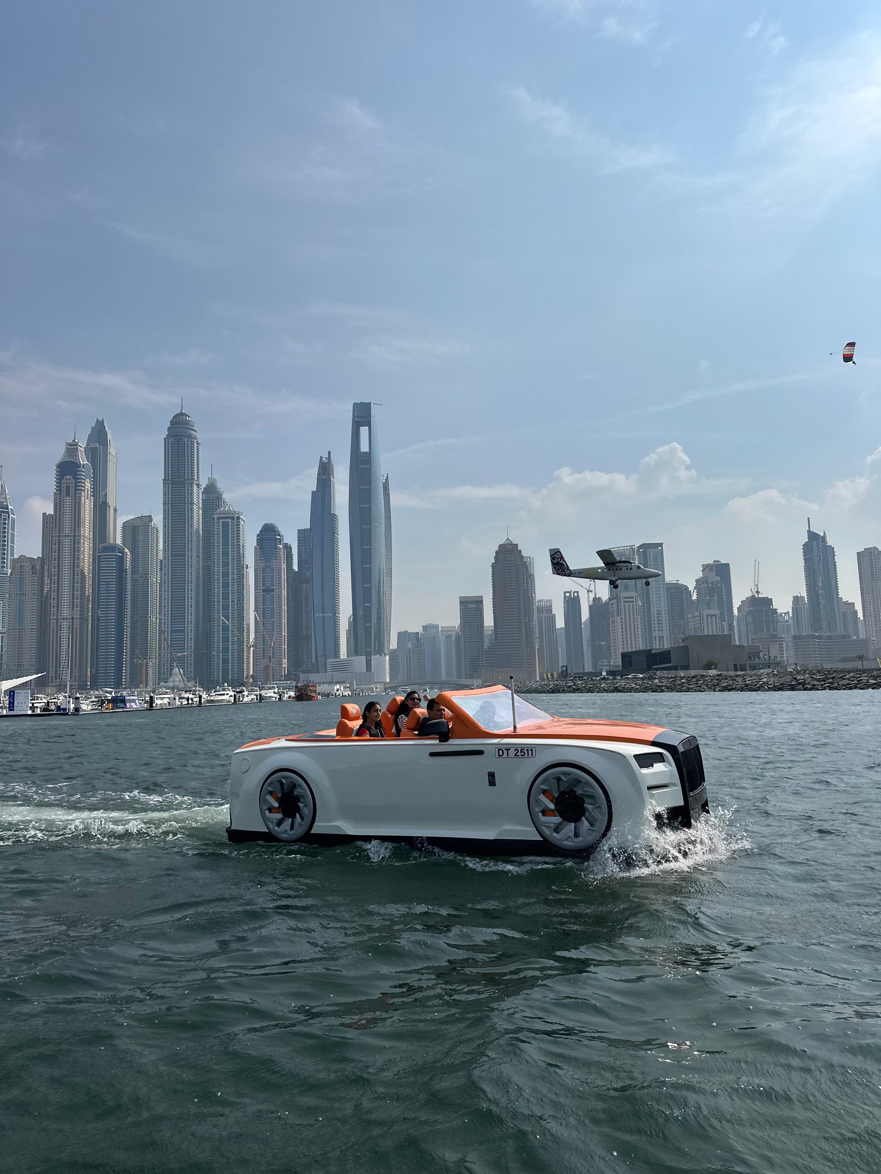 Water Splash Jet Car Experience in Dubai Harbour