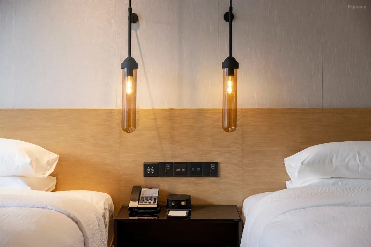 Hotel room interior display