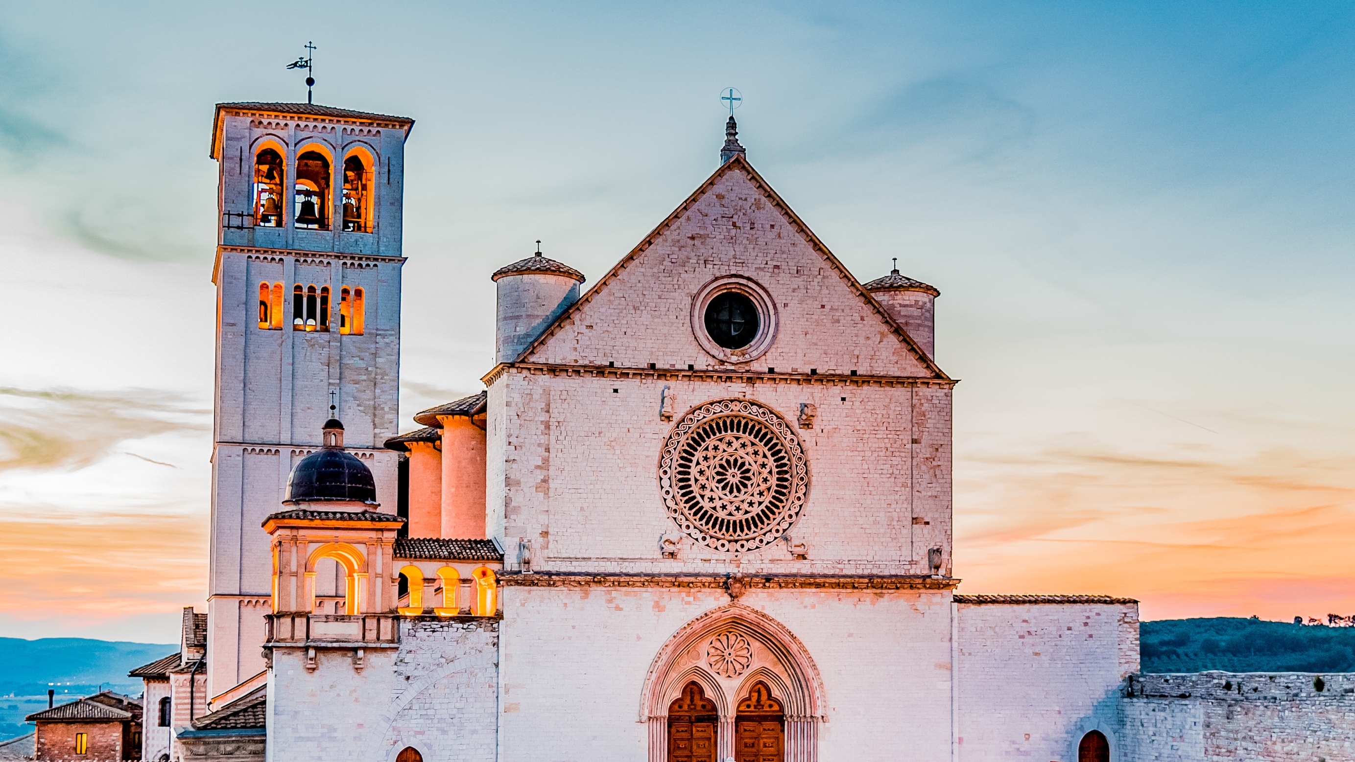 Explore the charm of Assisi's medieval streets and Orvieto’s stunning cathedral