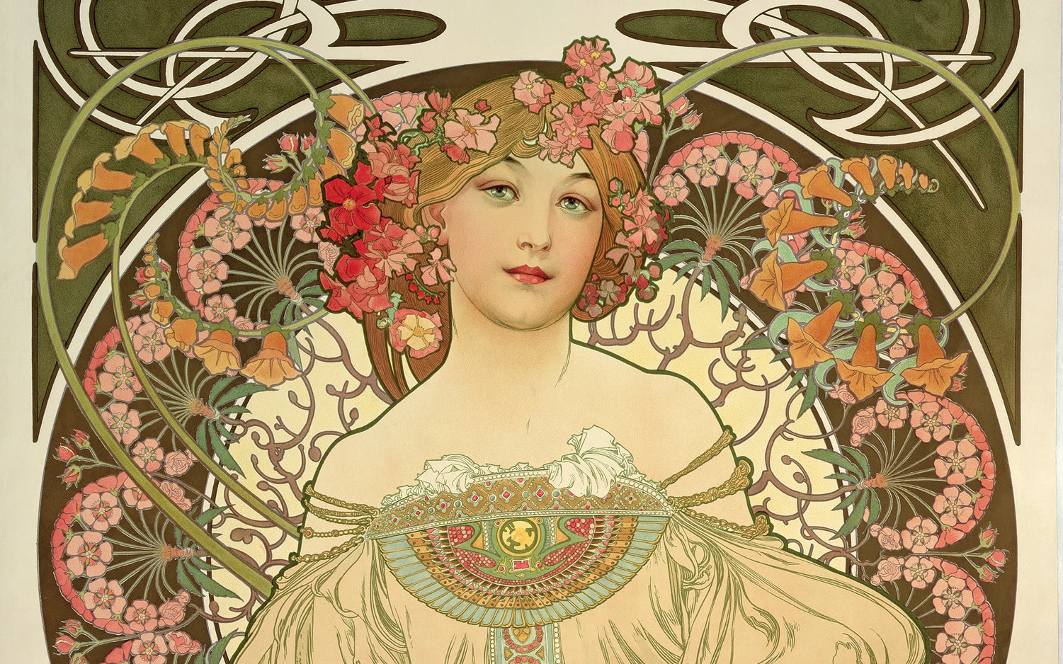 Alphonse Mucha in Seoul: The Artist as Visionary Exhibition Ticket