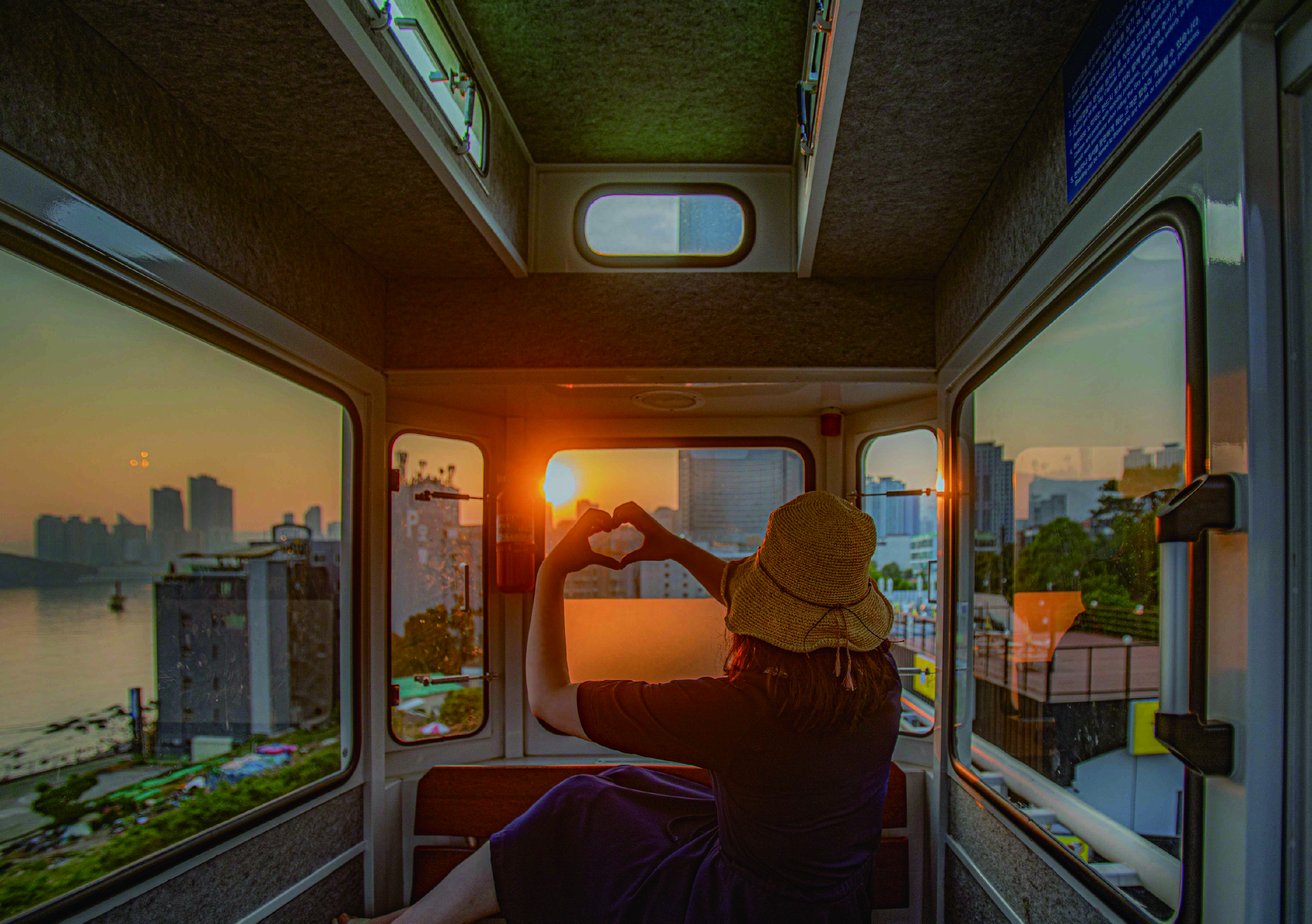 釜山日落和夜景之旅：天空膠囊、The Bay 101、松島