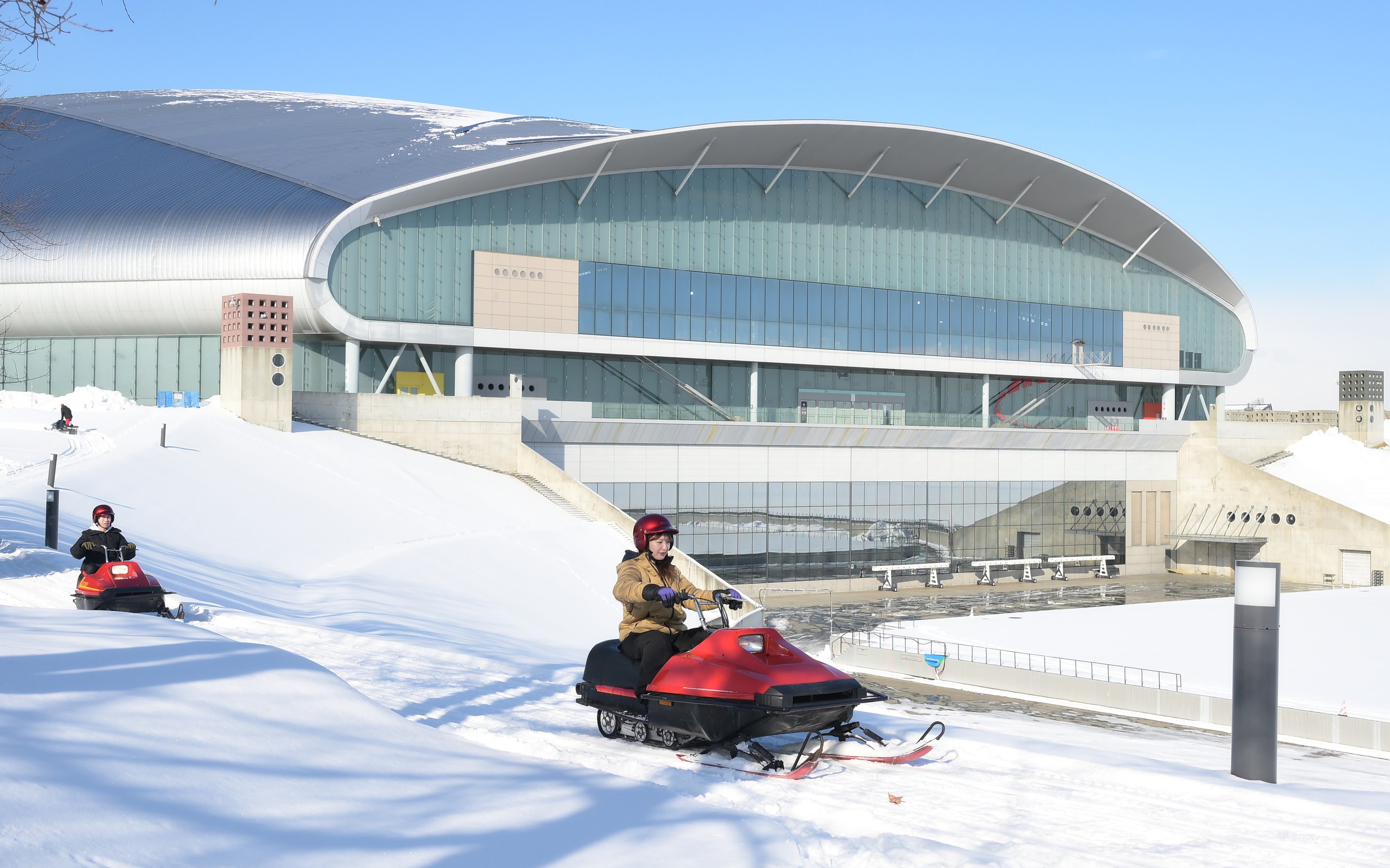 Sapporo, Hokkaido | Daiwa House Premist Dome Snowmobile Experience