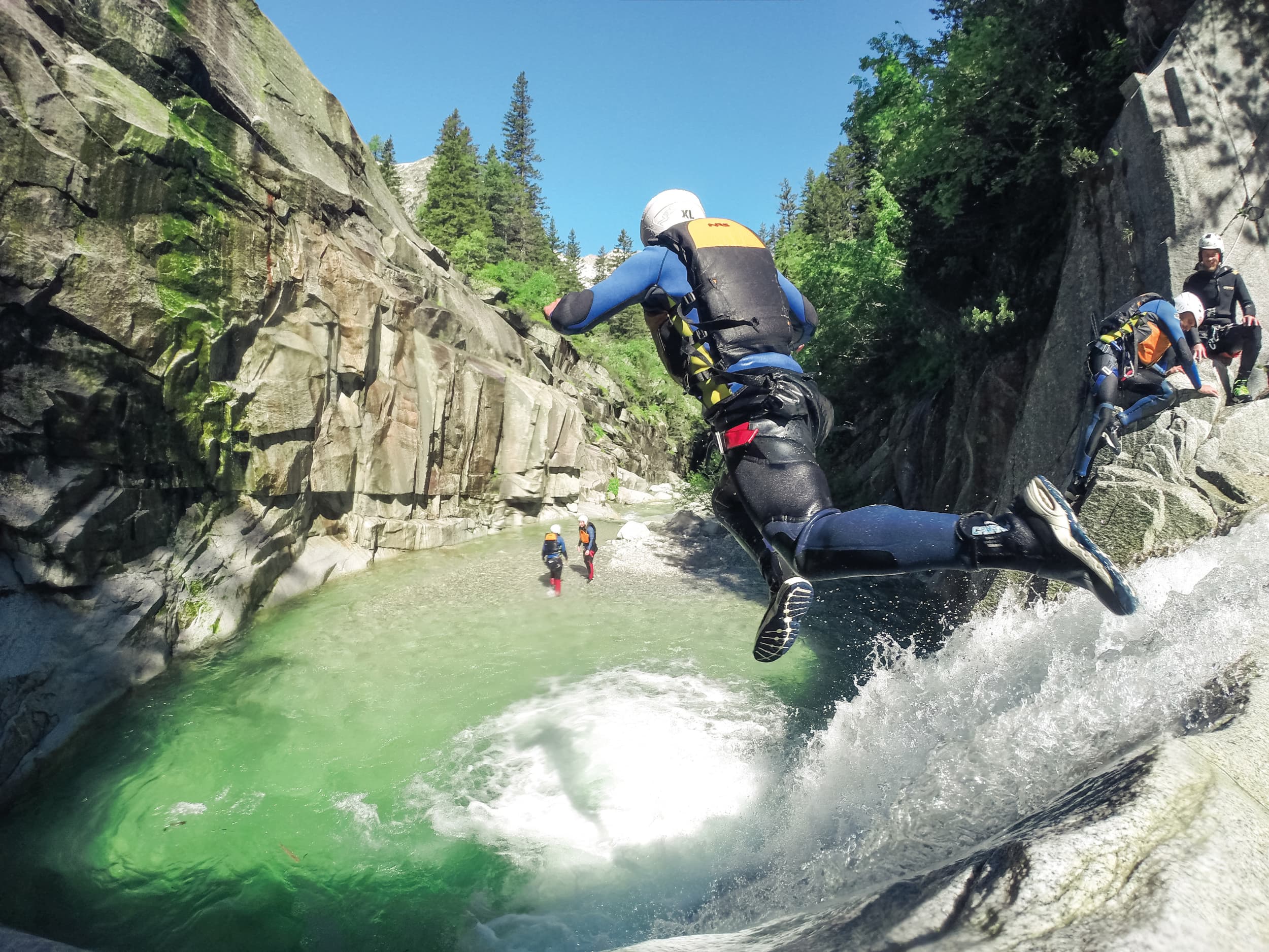 Canyoning in Grimsel Gorge from Interlaken