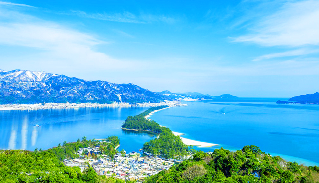 Kyoto by the Sea & Amanohashidate Observation Deck & Chion-ji Temple & Monju-do Hall & Ine Funaya