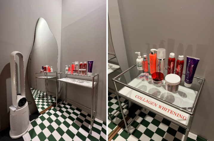 White Tanning uses "Collagen Red Light Therapy", emitting pink visible light that penetrates deep into the dermis layer, directly stimulating fibroblasts to promote collagen production.