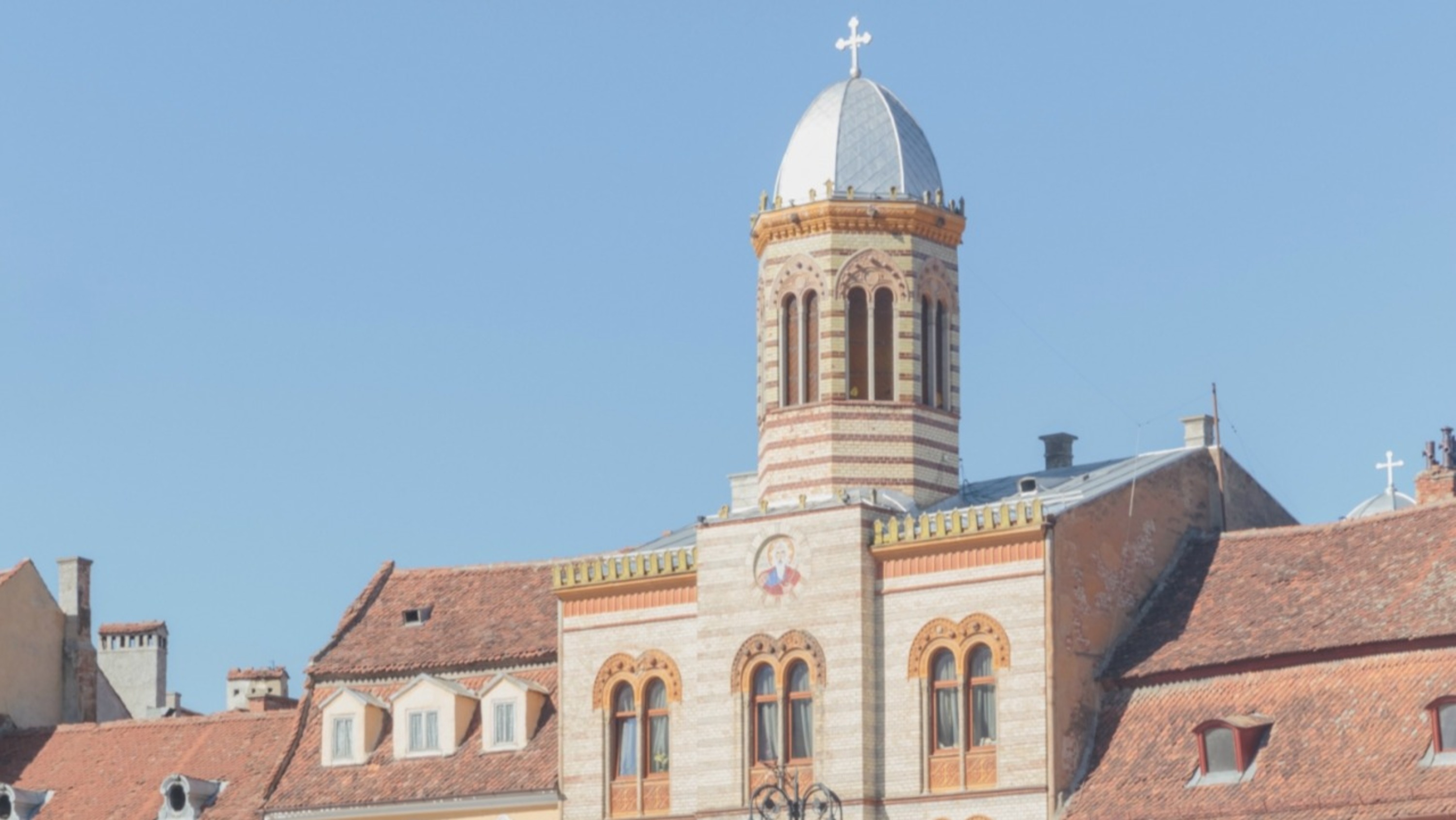 Admire the unique architecture of Sibiu's Orthodox Cathedral, a testament to the city's diverse religious heritage