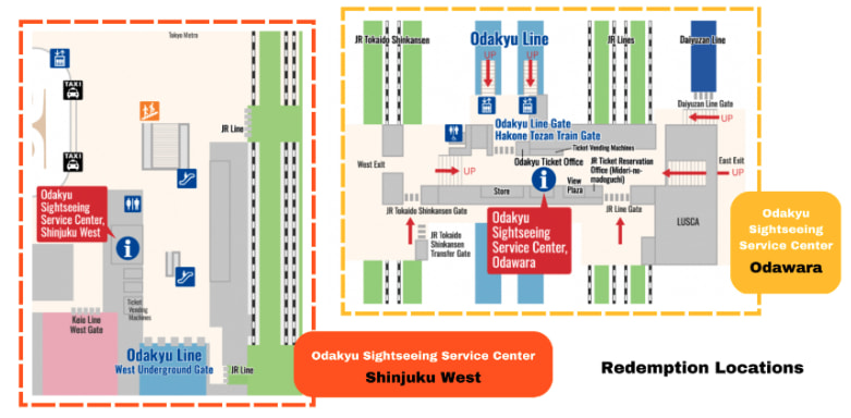 Odakyu Sightseeing Service Center, Shinjuku West B1