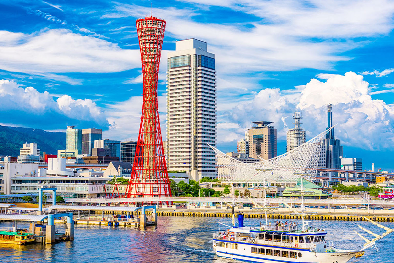 Mosaic Ferris Wheel & Kitano Ijinkan Street & Arima Onsen & Mt. Rokko Night View Kobe Day Trip (Round Trip from Osaka)