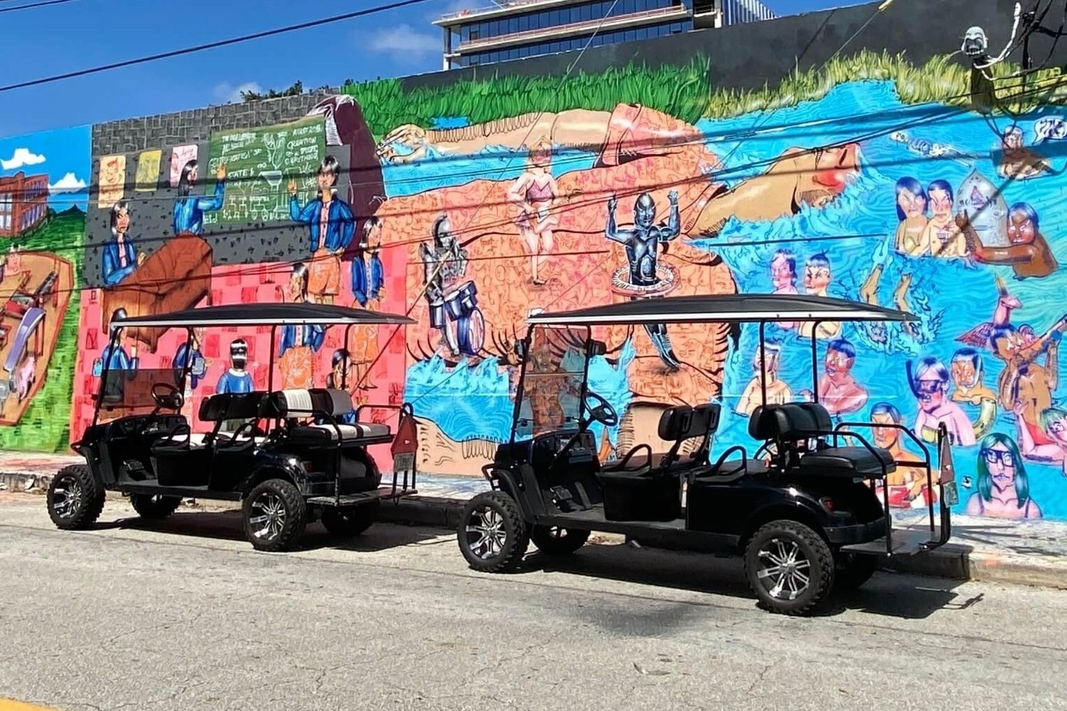 Wynwood Art District 1-Hour Street Art Tour by Golf Cart