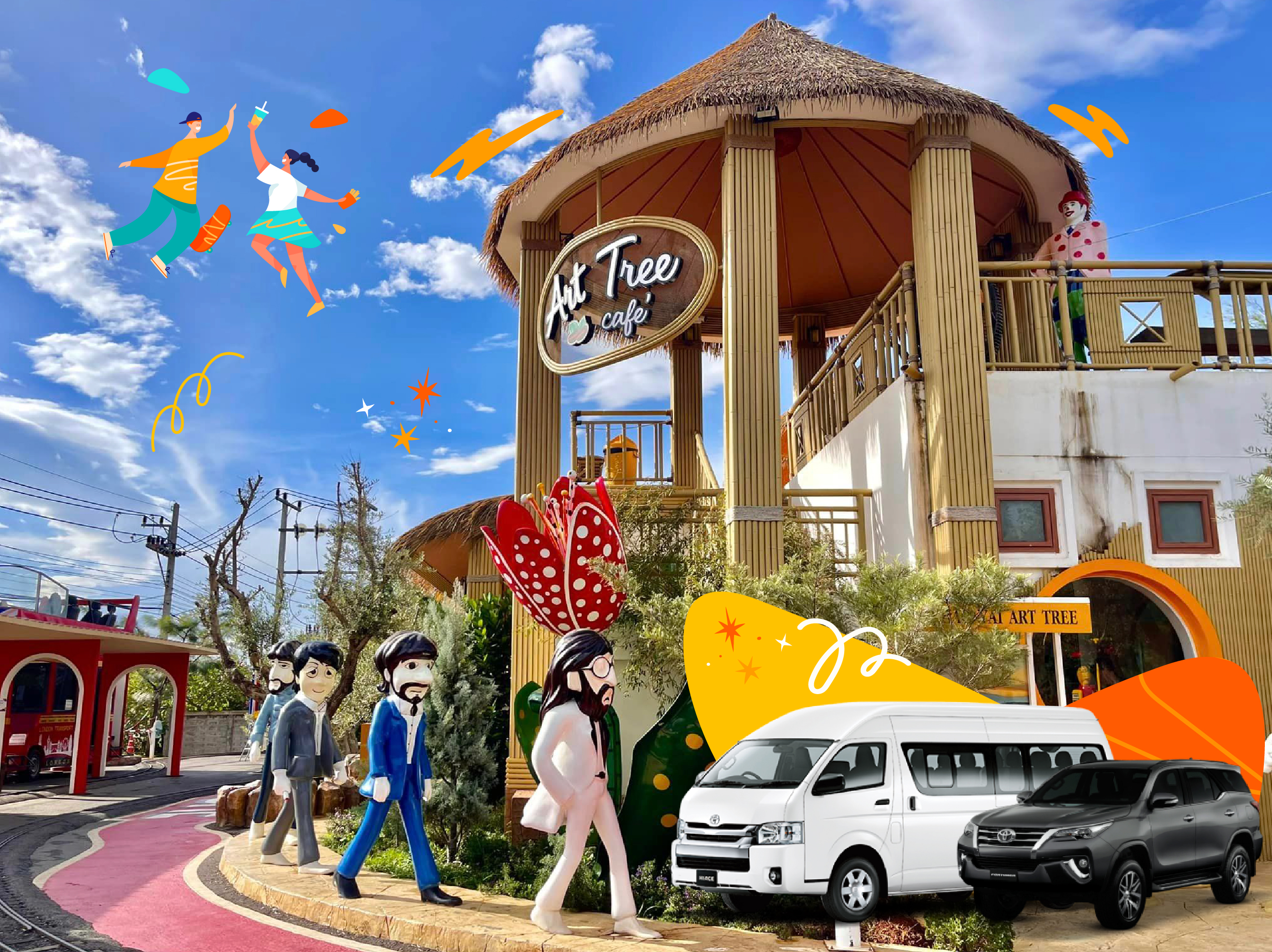 從曼谷出發：考艾藝術樹度假村（Khao Yai Art Tree Resort）私人接送