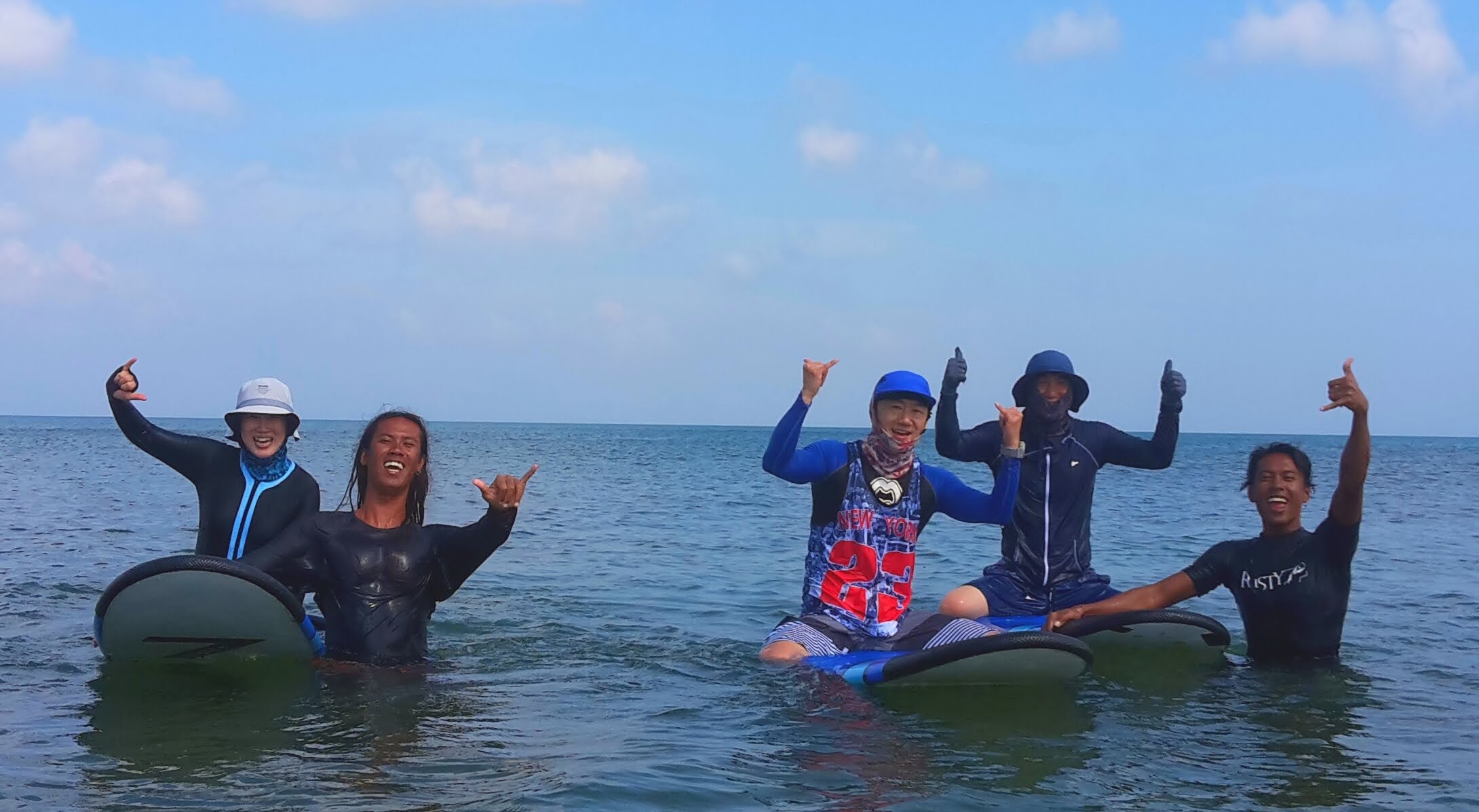 Surfing Lesson at Legian Beach by 7Surf Bali