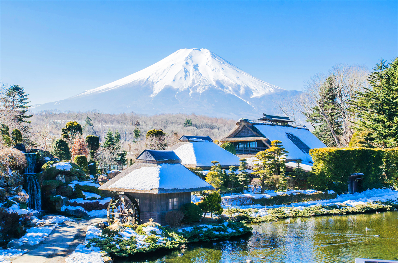富士山探索之旅-新倉山淺間公園·天梯小鎮·忍野八海·河口湖大石公園·西湖療愈里根場一日遊