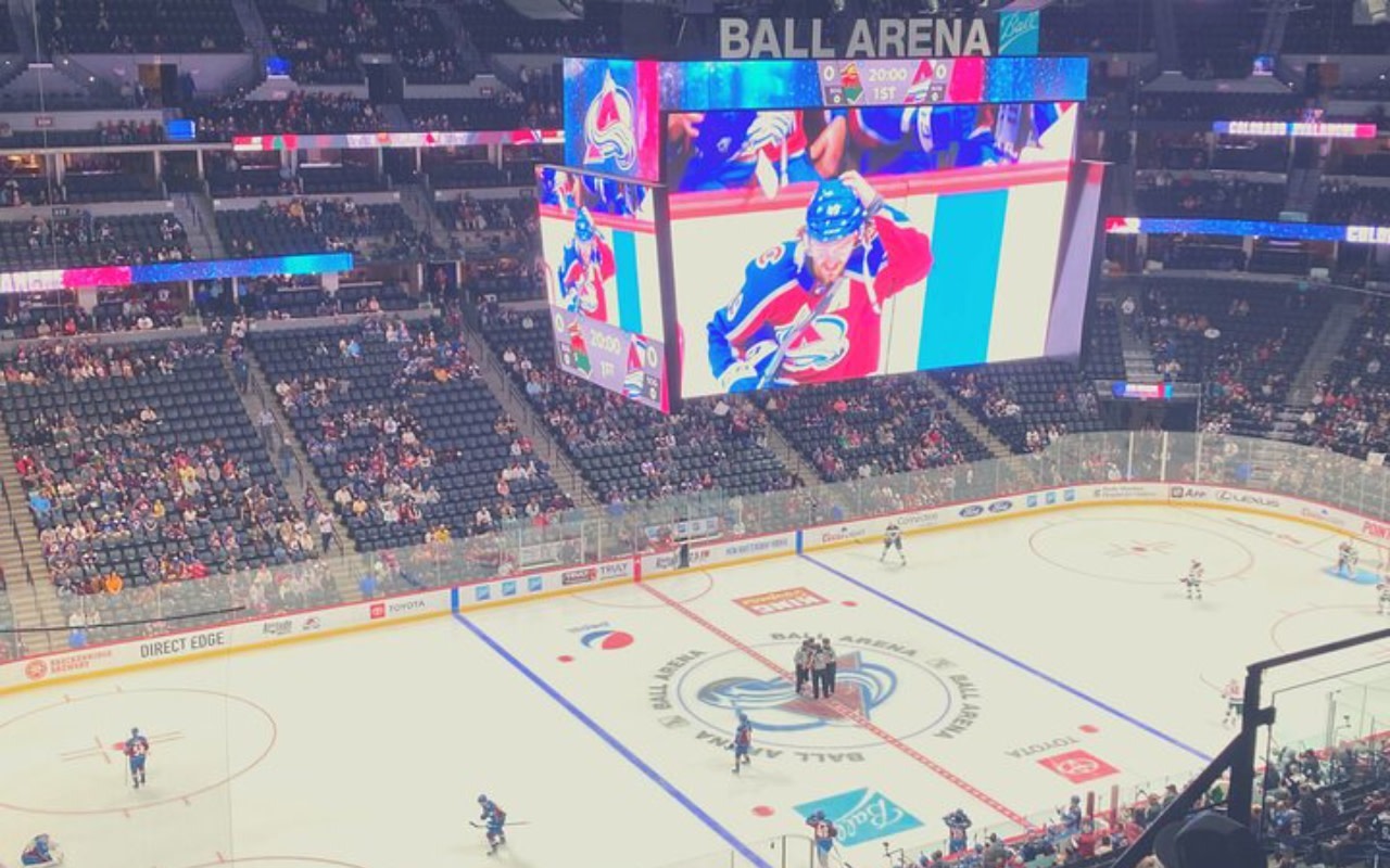 Colorado Avalanche Ice Hockey Game at Ball Arena