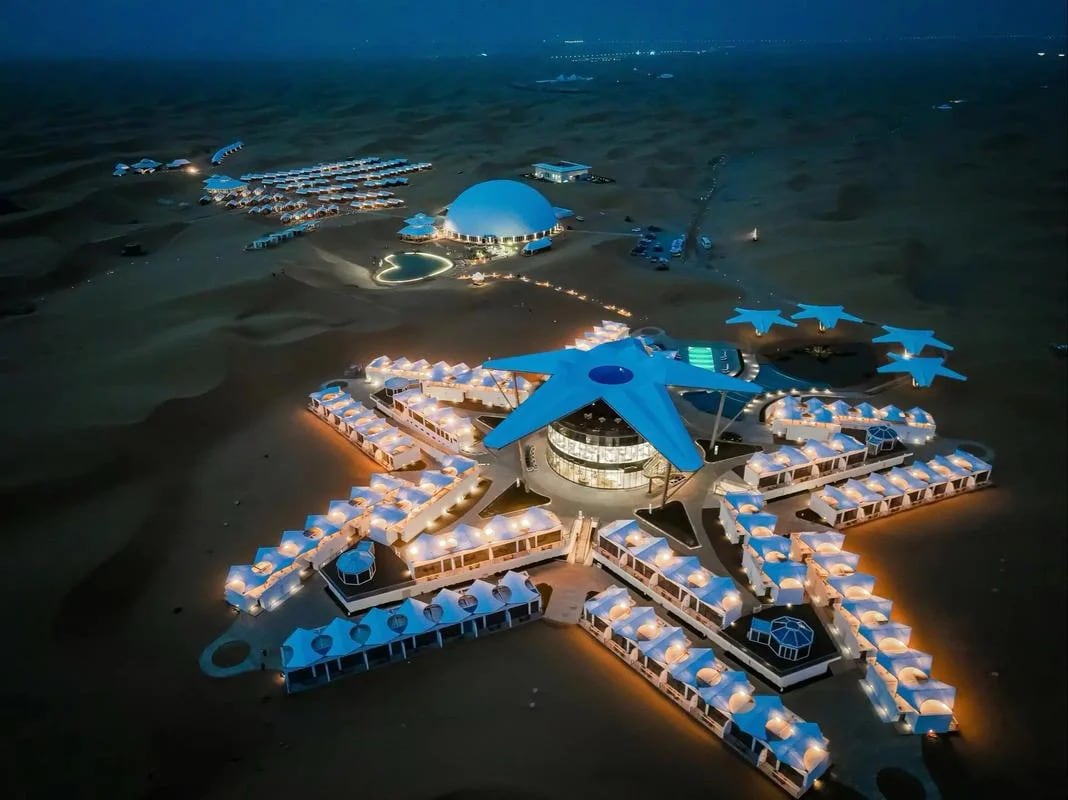 【私享定製團】寧夏中衛漠野休閒5日（星星酒店+黃河宿集+七號星空+安漠酒店++沙坡頭沙漠活動+鎮北堡西部影視城/賀蘭山岩畫）