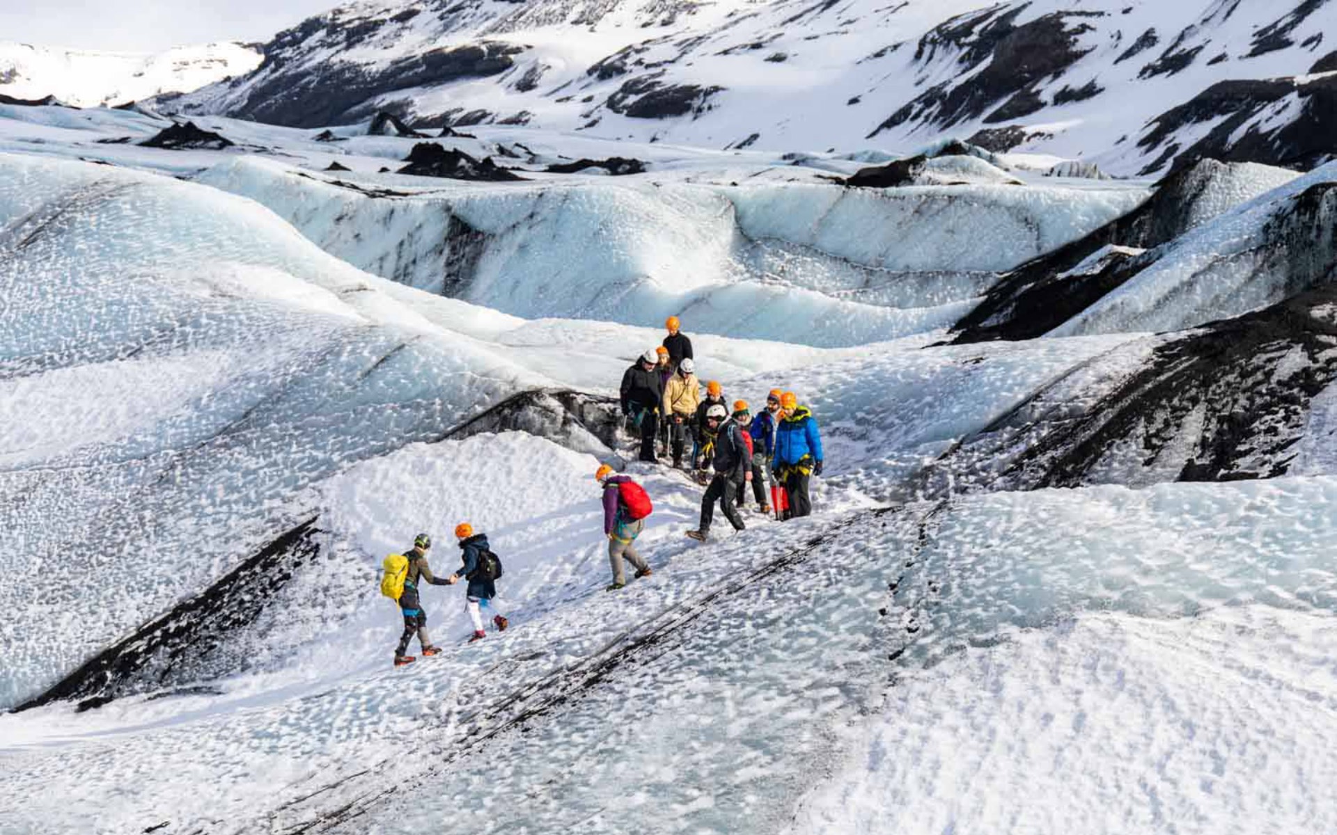 Glacier Hiking & Ice Climbing Tour from Reykjavik and Solheimajokull