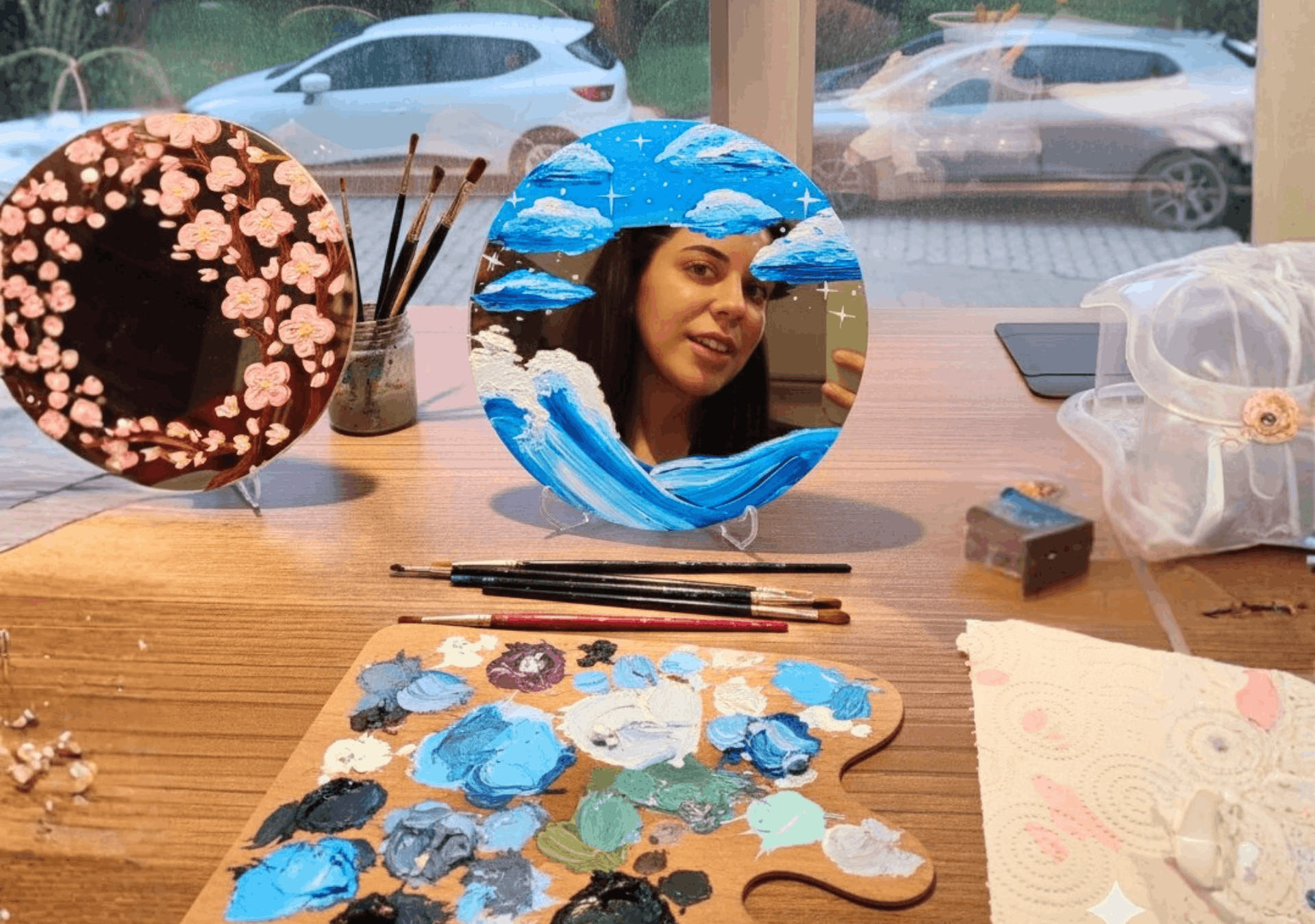 Antalya: Mirror Painting Workshop - Add Art to Your Reflection