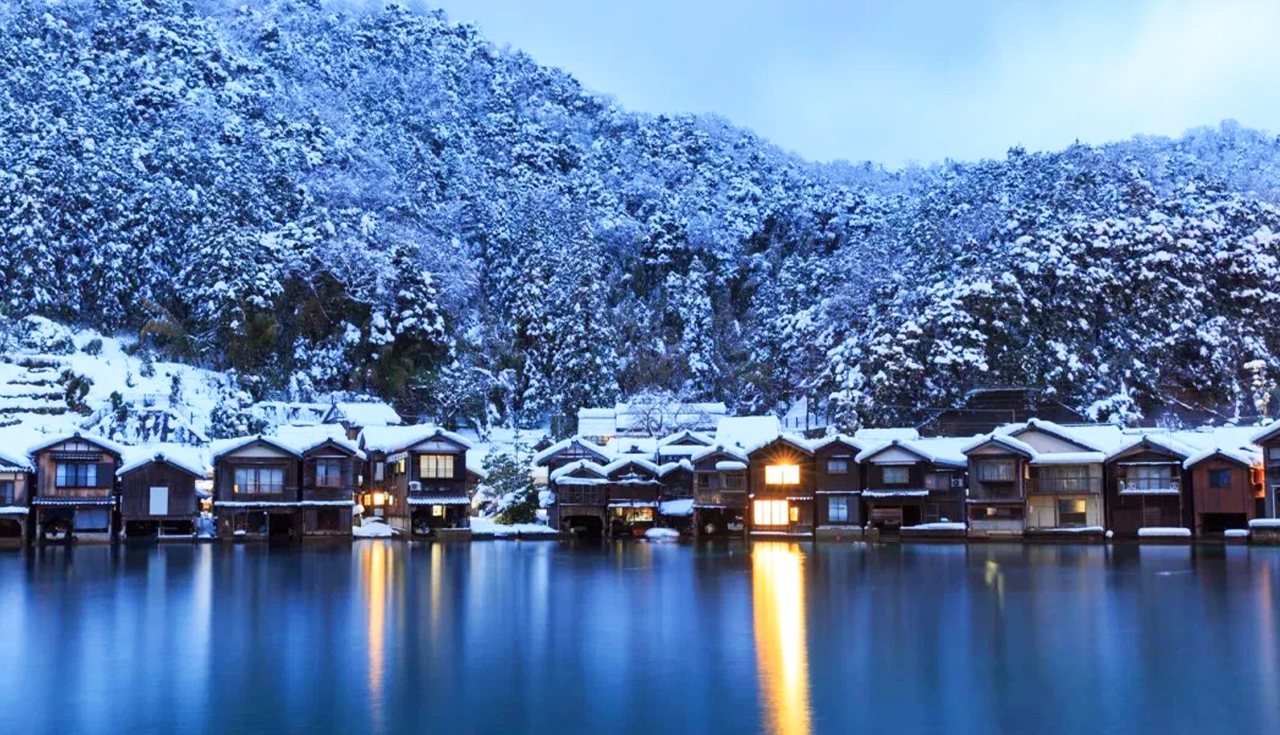 Kyoto by the Sea & Amanohashidate Observation Deck & Chion-ji Temple & Monju-do Hall & Ine Funaya