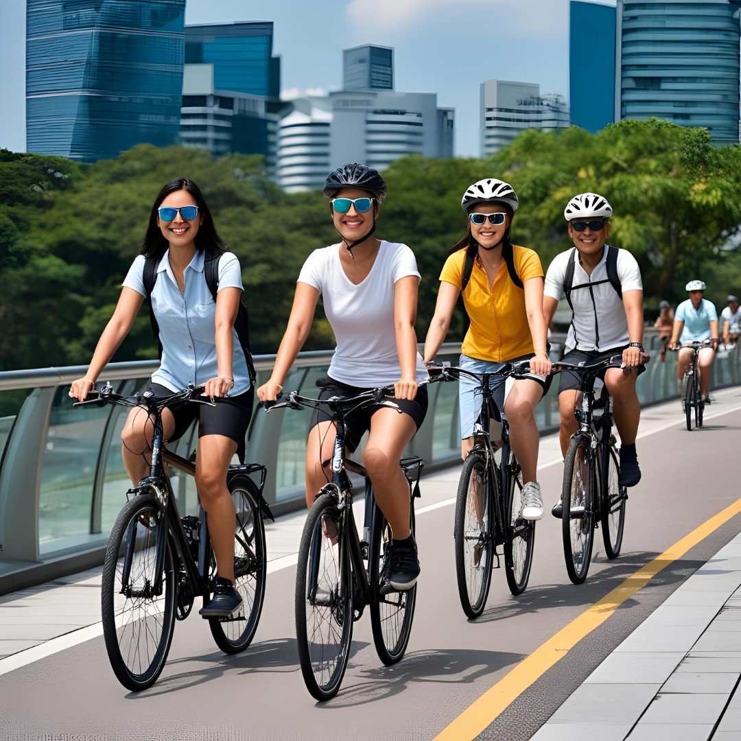 新加坡市中心自行車之旅