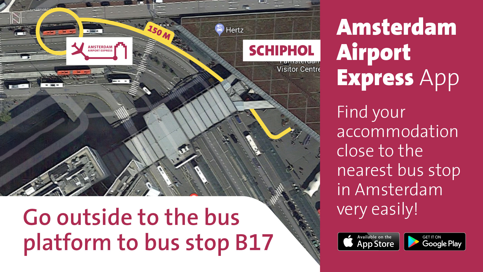 How to get to the Amsterdam Airport Express