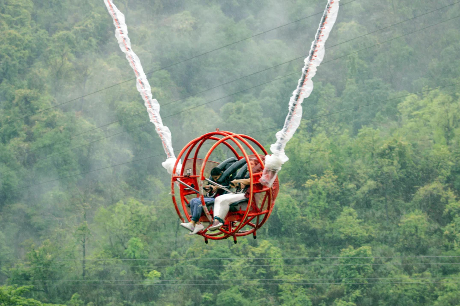 Reverse Bungee Jumping In Rishikesh 