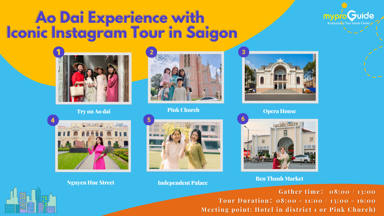 Ao Dai - Iconic Instagram Ho Chi Minh City Tour