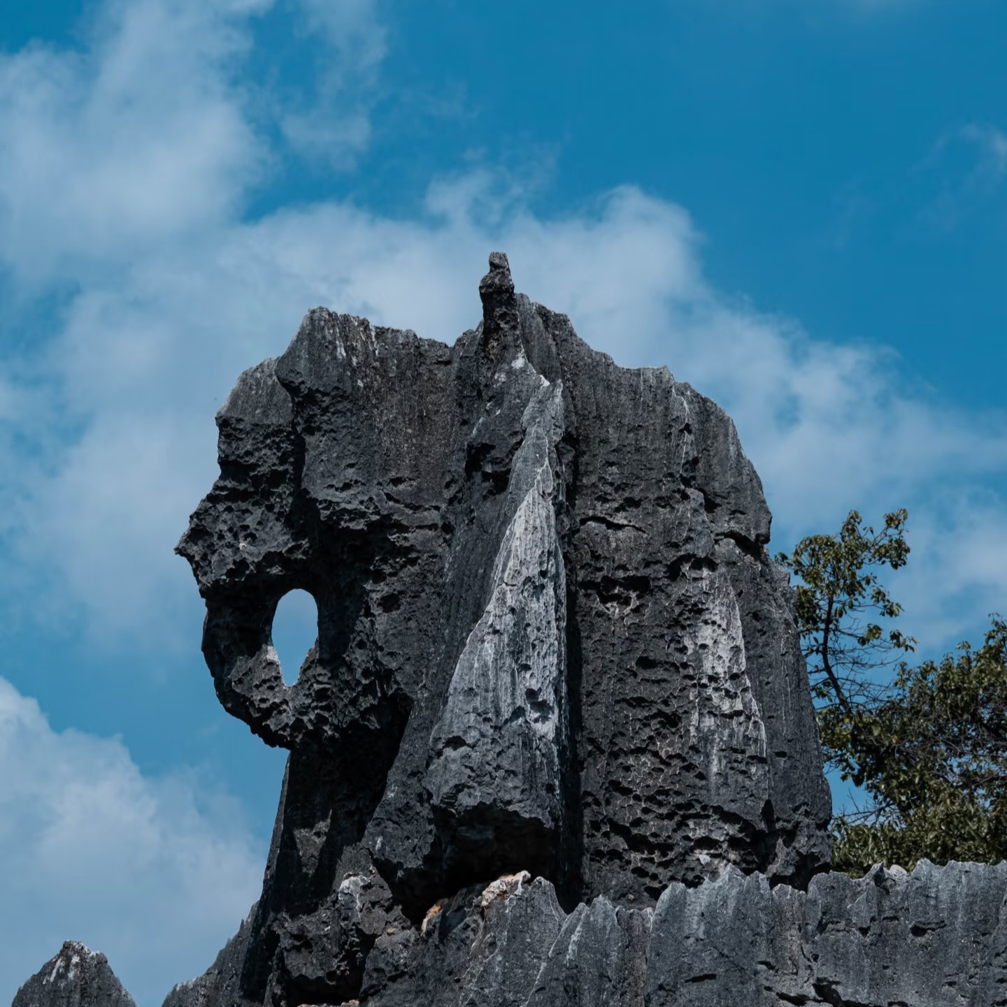 遠看大石頭，近看石頭大